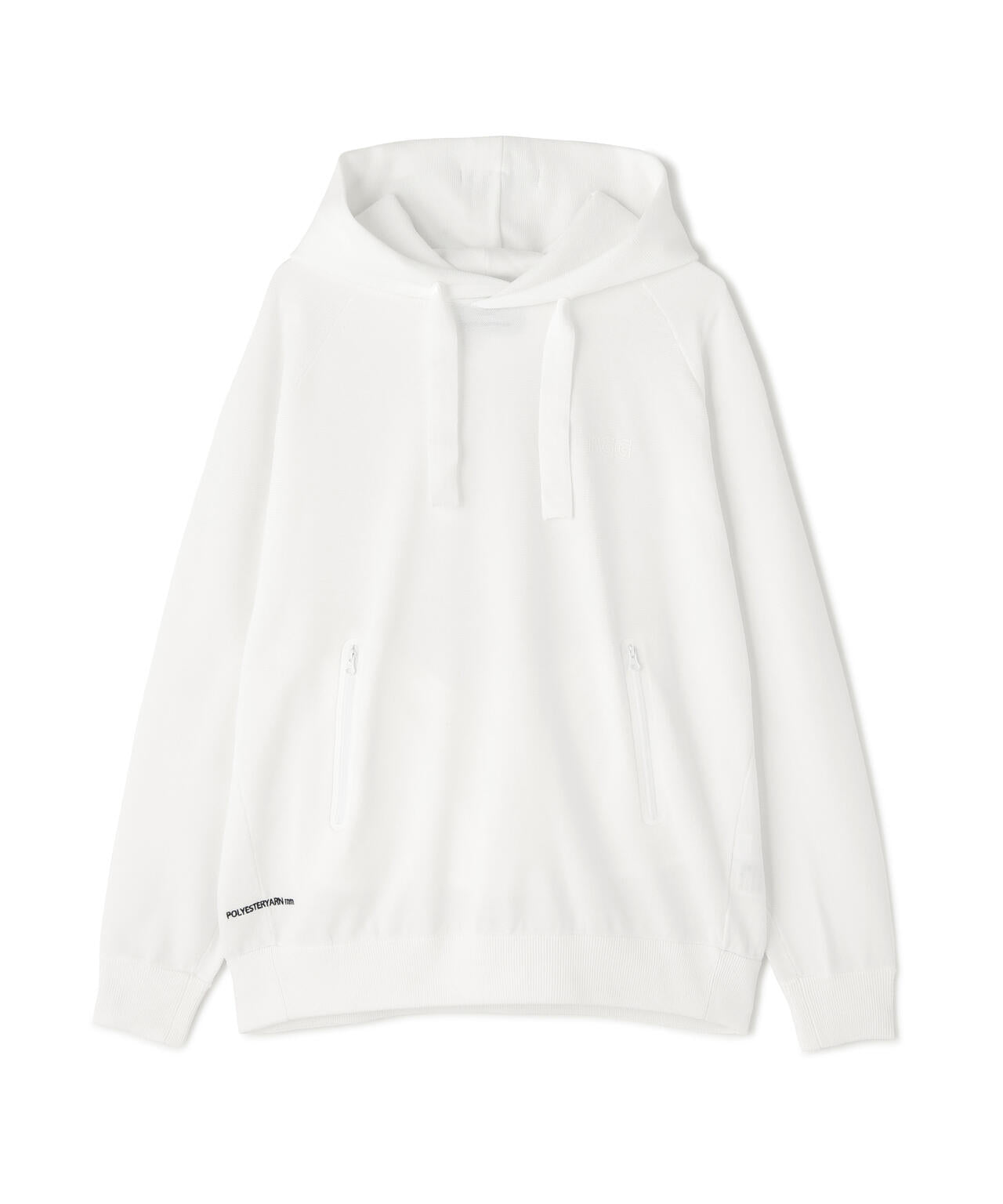 【PGG】【直営店舗&公式オンライン限定】ポリエステルヤーンmmニットフーディプルオーバー (MENS)