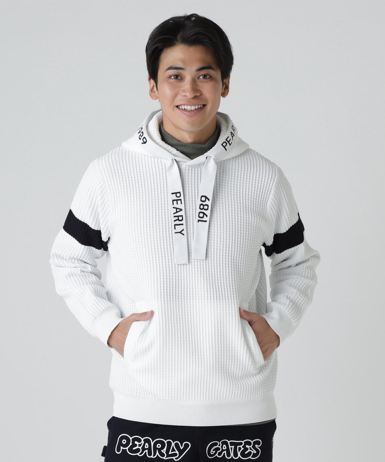 12Gダブルジャガードフーディニットプルオーバー