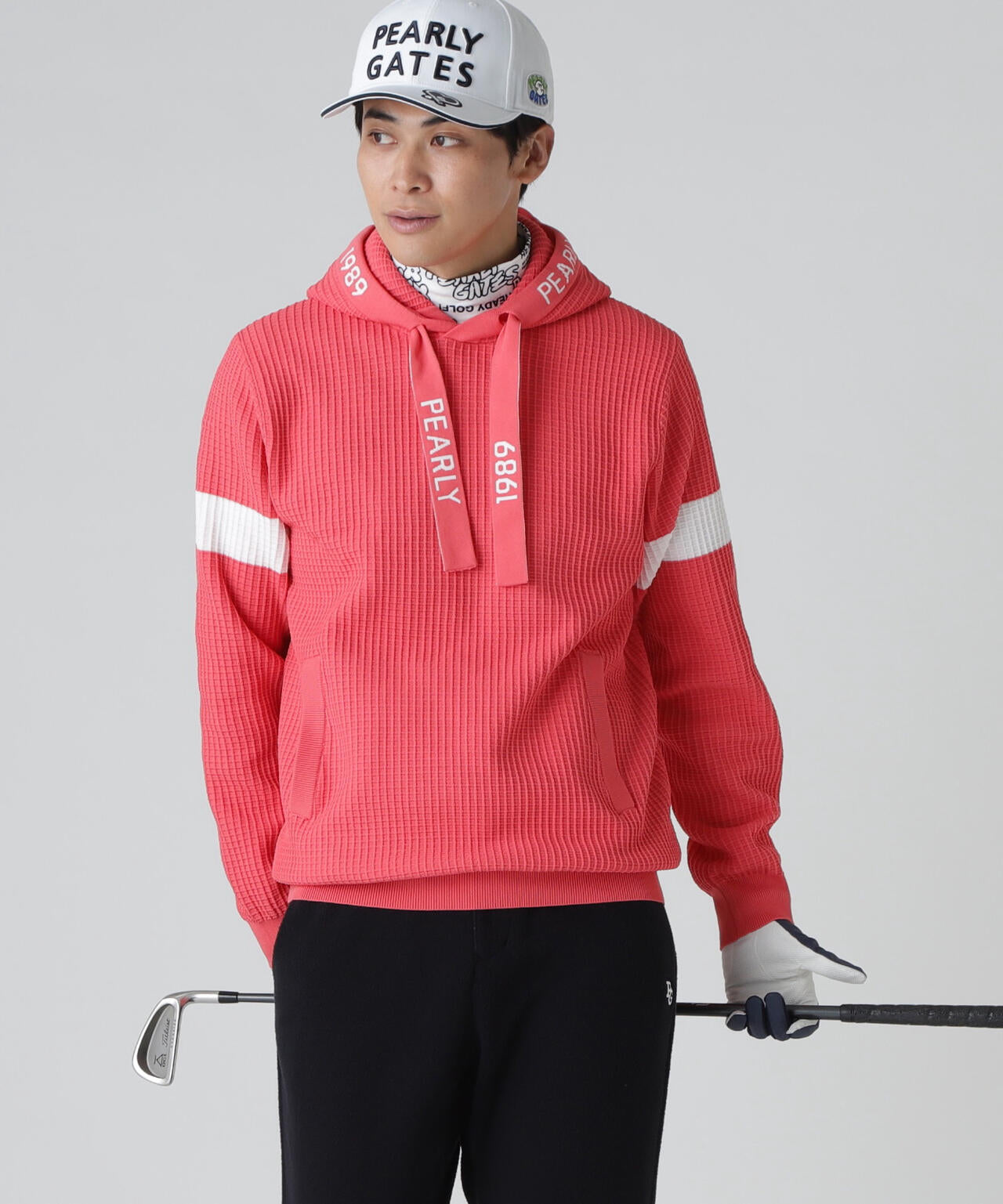 12Gダブルジャガードフーディニットプルオーバー