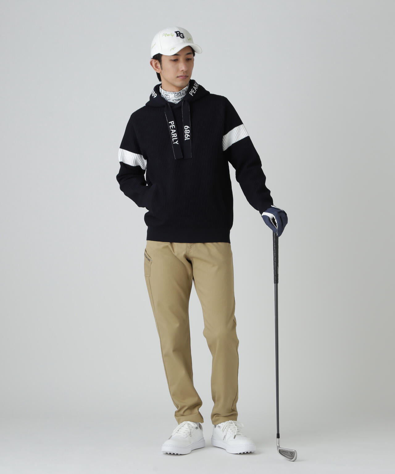 12Gダブルジャガードフーディニットプルオーバー