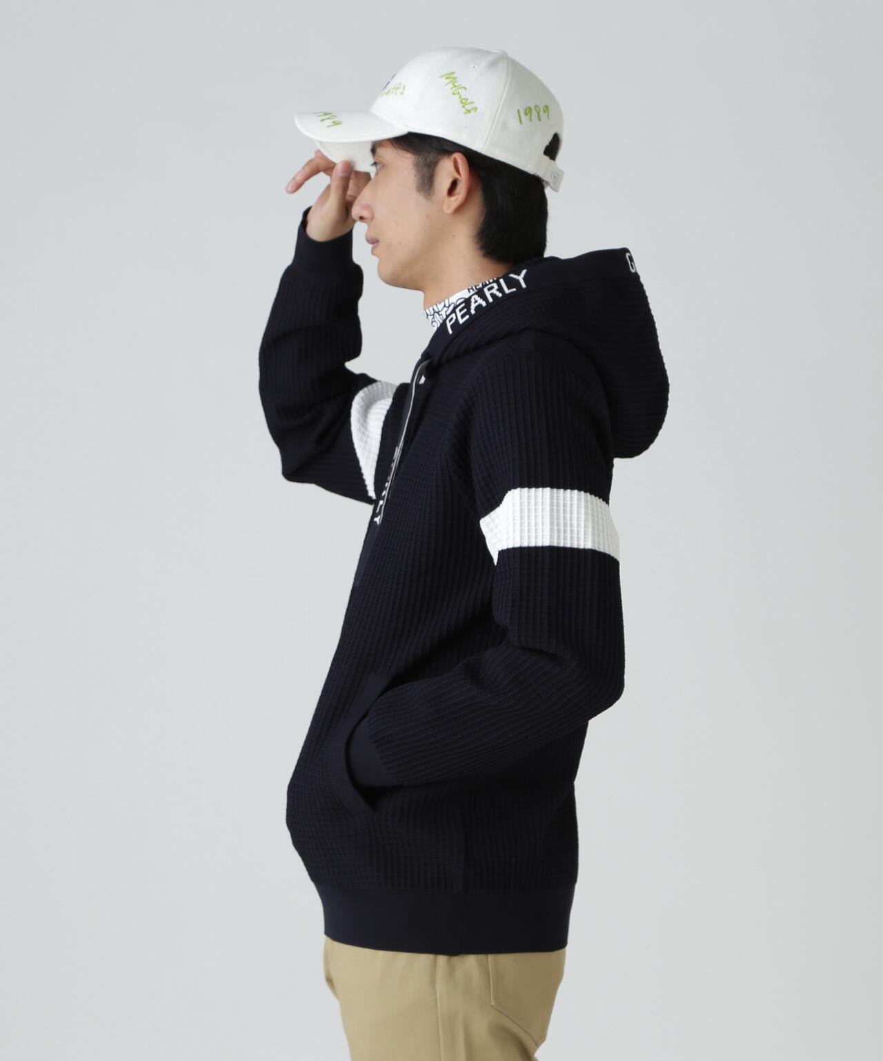 12Gダブルジャガードフーディニットプルオーバー