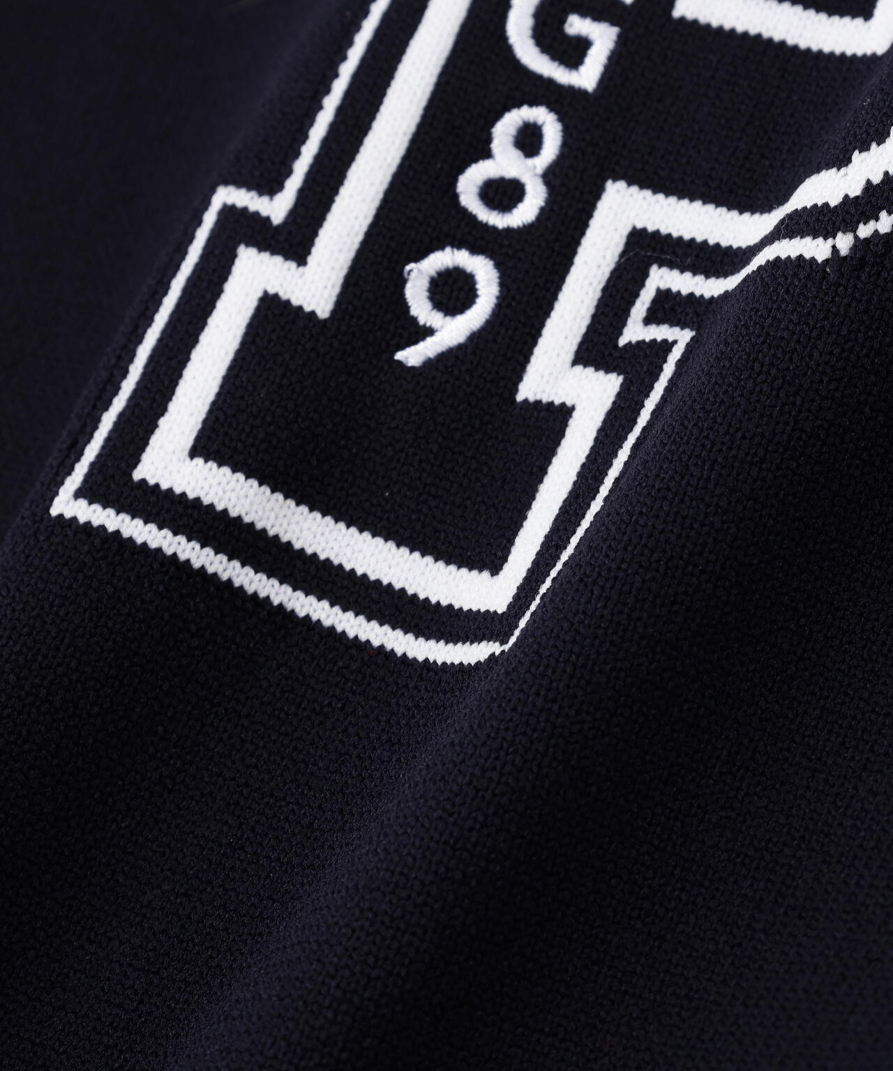 ジャガードリバーシブル フルジップニットベスト