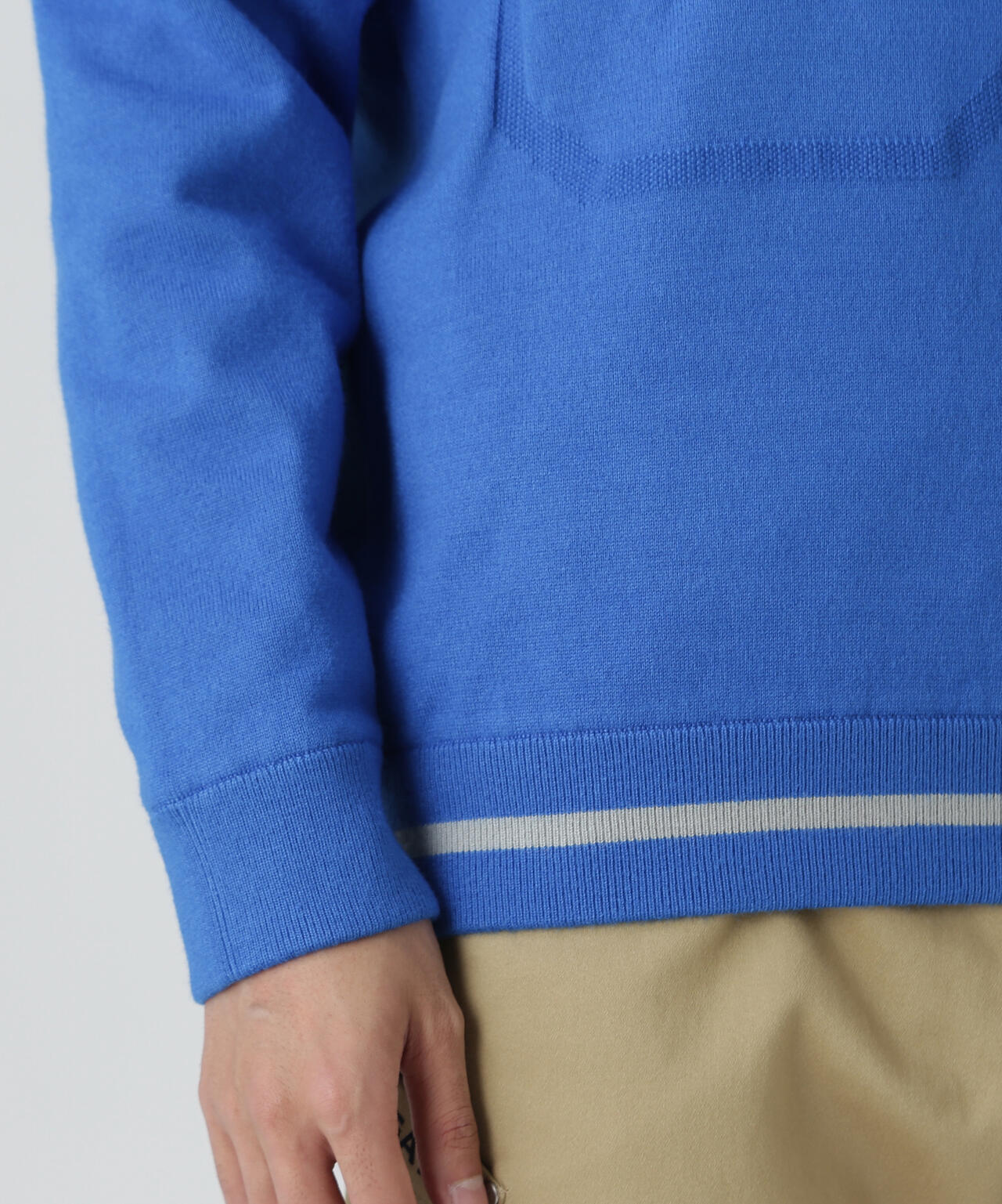 天竺×ストレッチ裏地&地柄 ツインニット