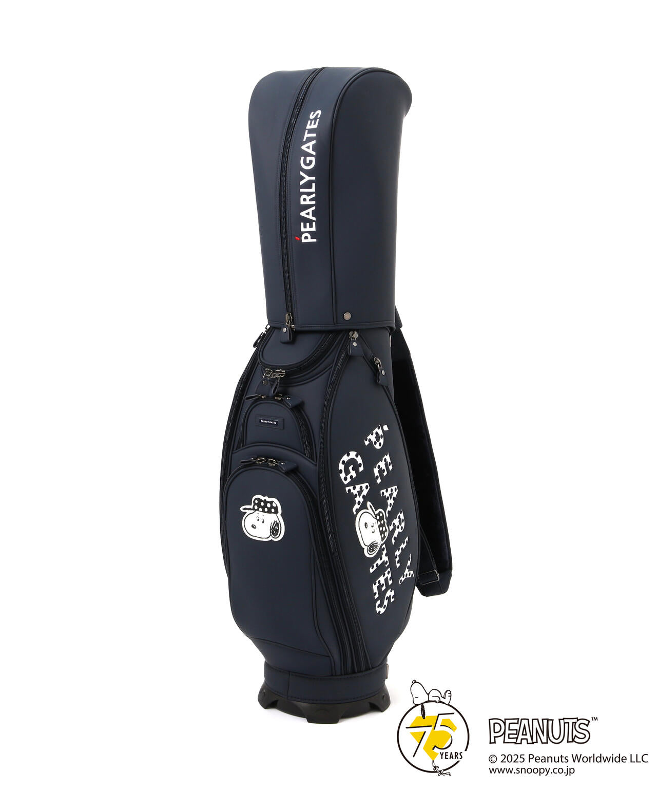 【SNOOPY】 合皮キャディバッグ (46インチ対応) (UNISEX)