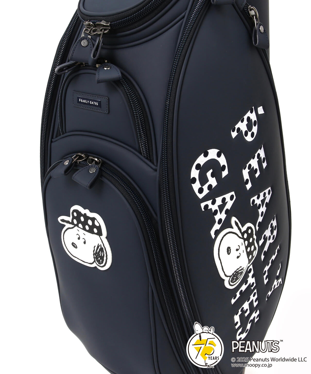 【SNOOPY】 合皮キャディバッグ (46インチ対応) (UNISEX)