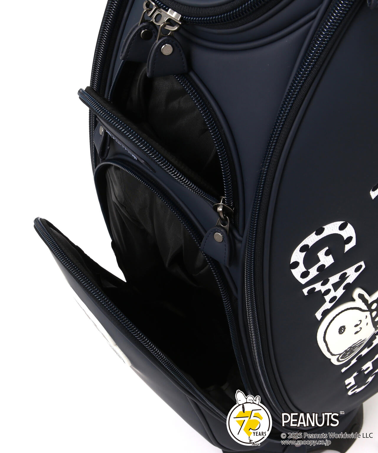 【SNOOPY】 合皮キャディバッグ (46インチ対応) (UNISEX)