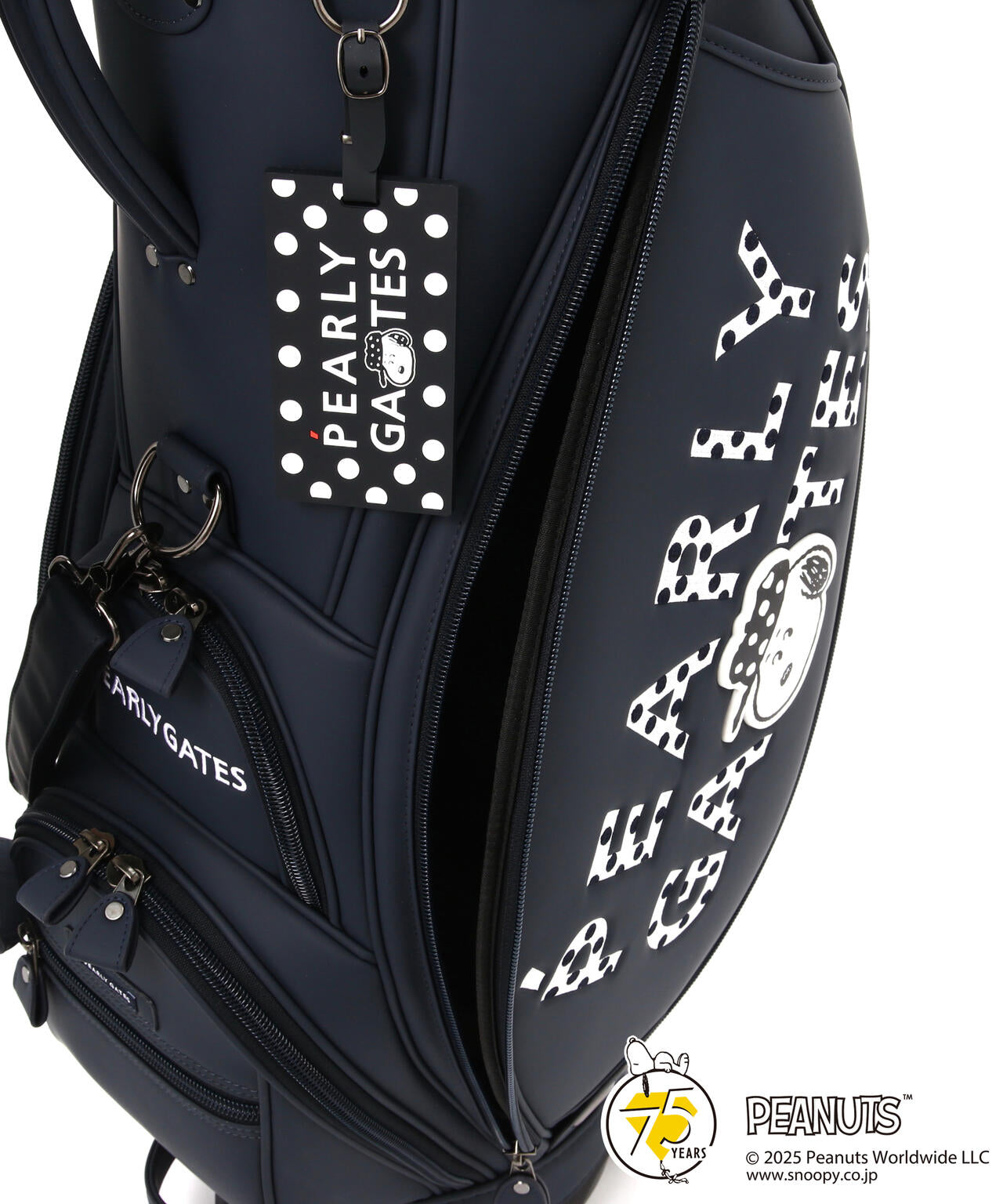 【SNOOPY】 合皮キャディバッグ (46インチ対応) (UNISEX)
