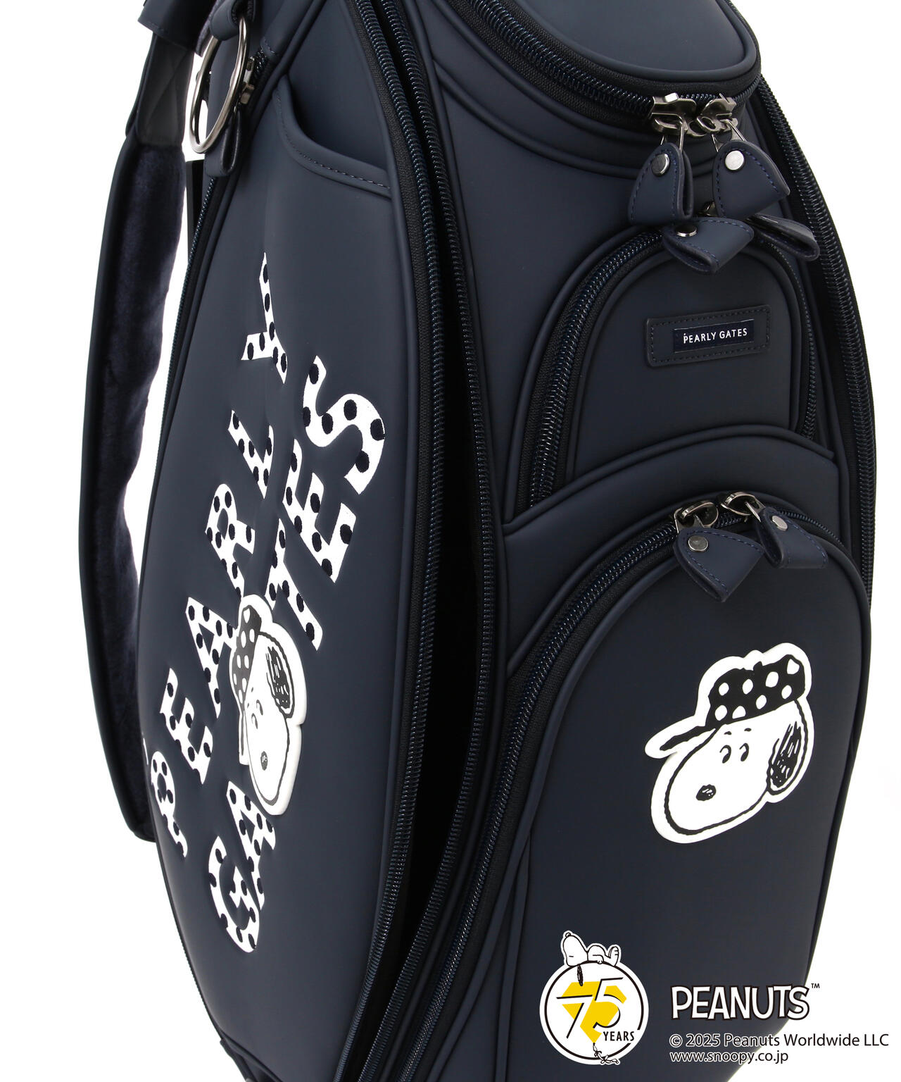 【SNOOPY】 合皮キャディバッグ (46インチ対応) (UNISEX)