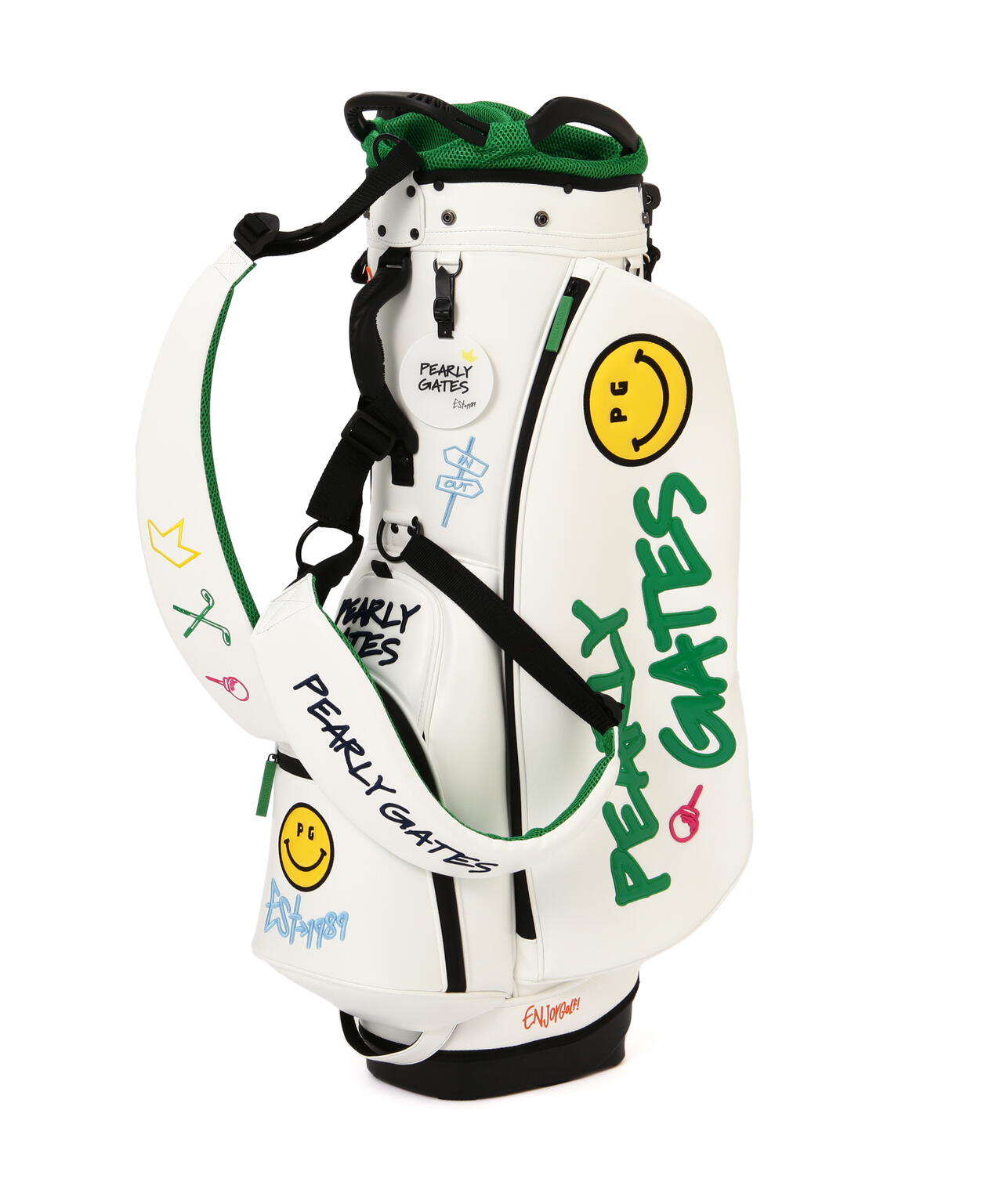 NICO 合皮スタンド式キャディバッグ (46インチ対応) (UNISEX)