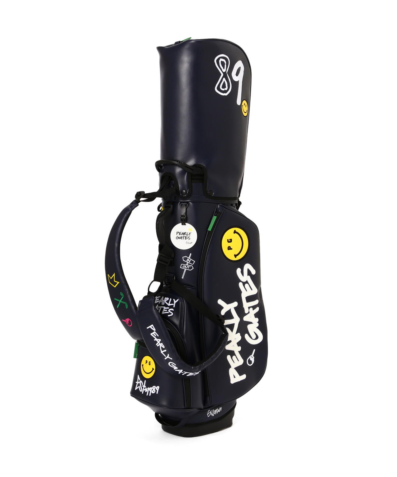 NICO 合皮スタンド式キャディバッグ (46インチ対応) (UNISEX)