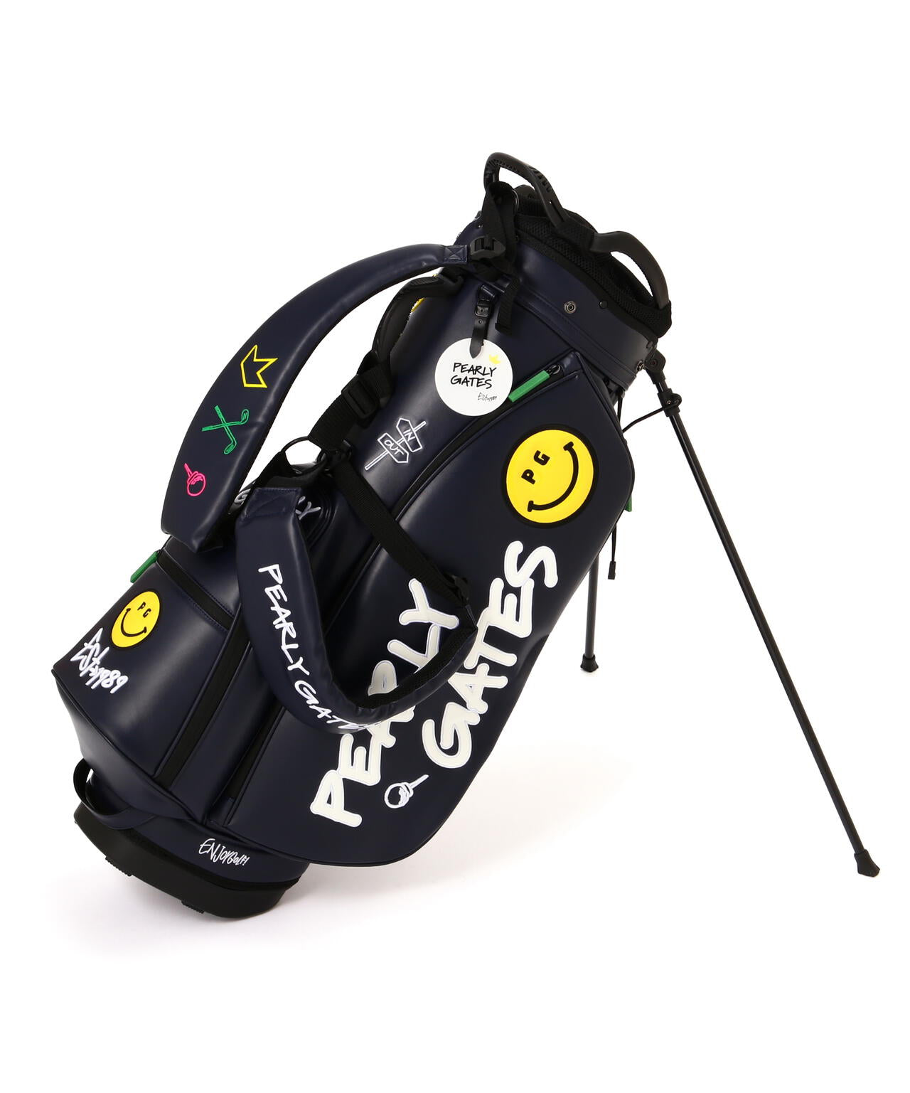 NICO 合皮スタンド式キャディバッグ (46インチ対応) (UNISEX)