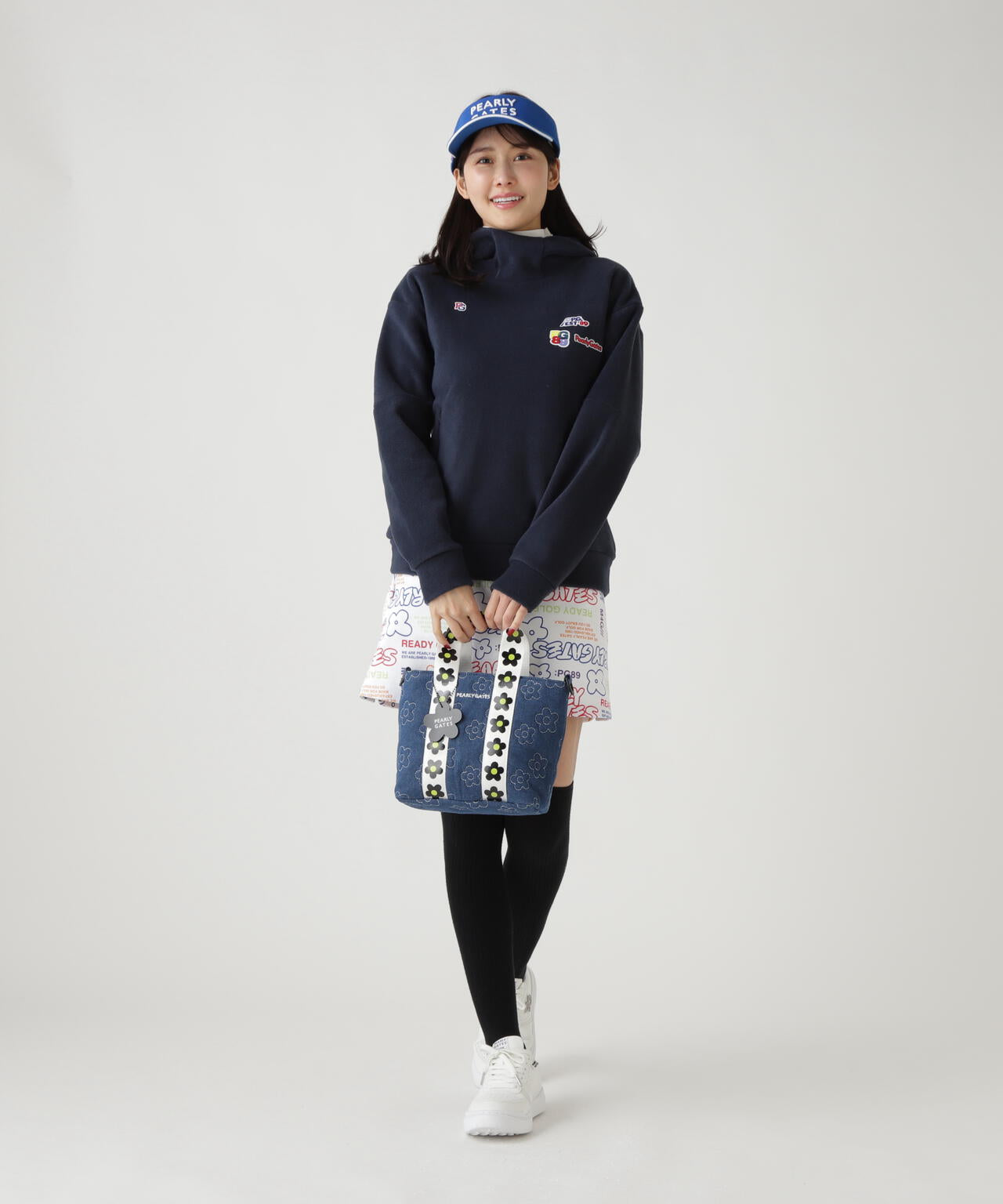 フラワーキルティングカートバッグ (UNISEX)