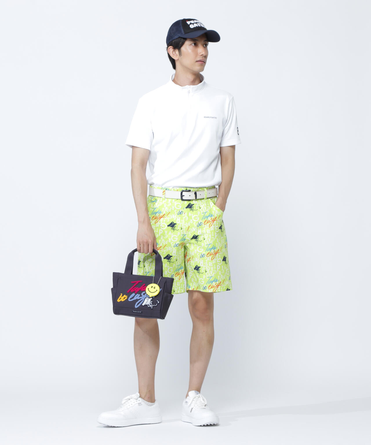 Take it Easy & BALLくん帆布カートバッグ (UNISEX)