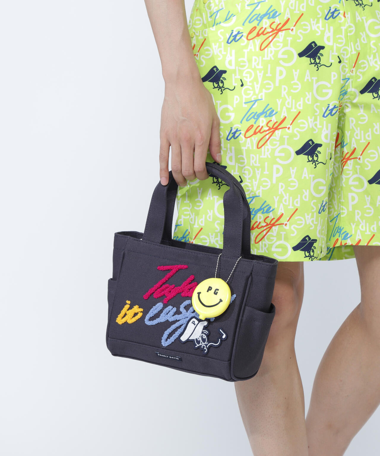 Take it Easy & BALLくん帆布カートバッグ (UNISEX)