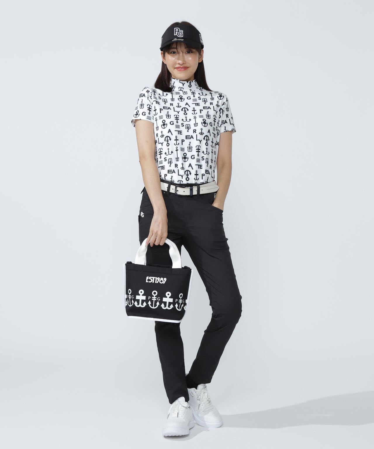 ロゴアンカー柄カートバッグ (UNISEX)