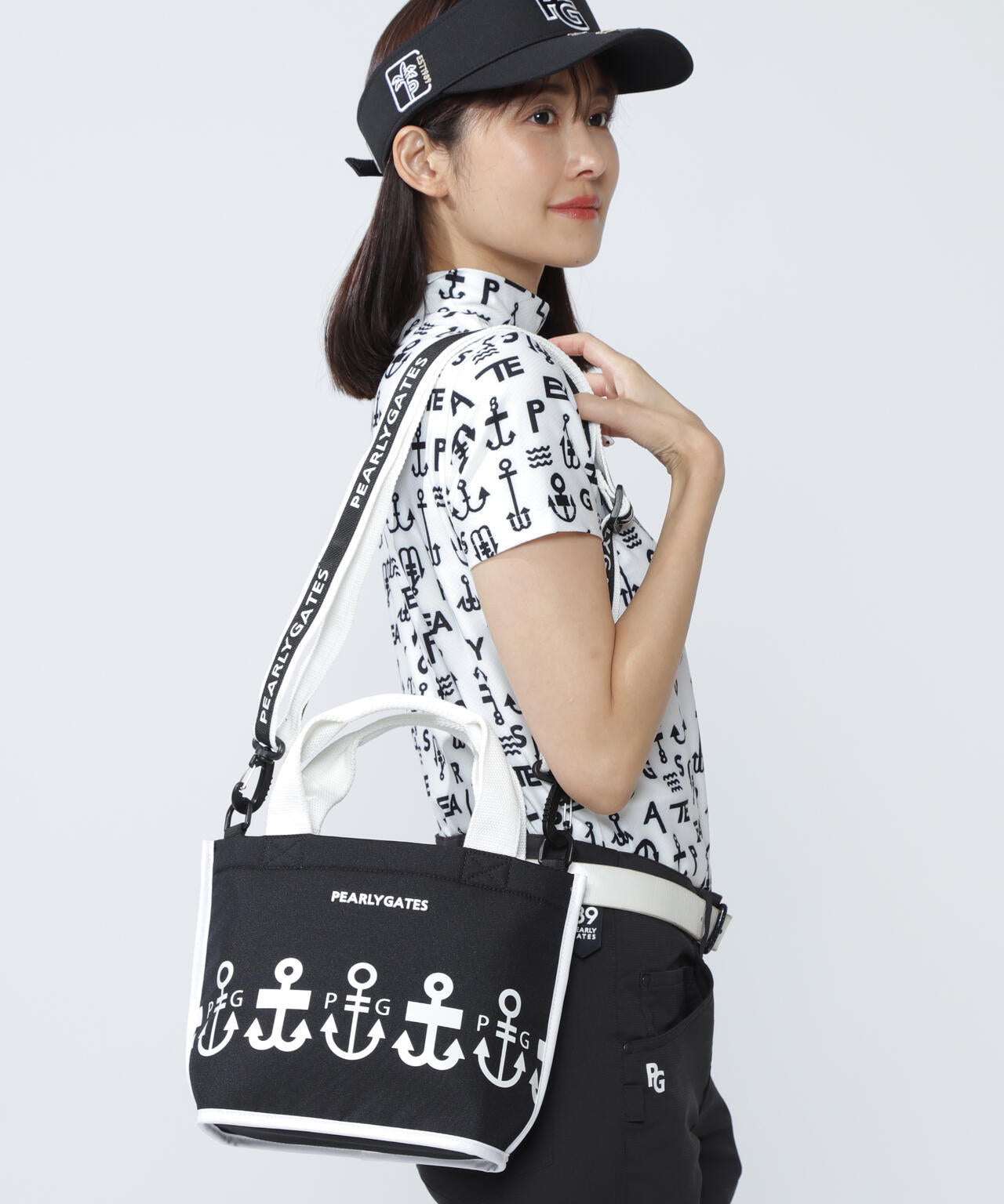 ロゴアンカー柄カートバッグ (UNISEX)