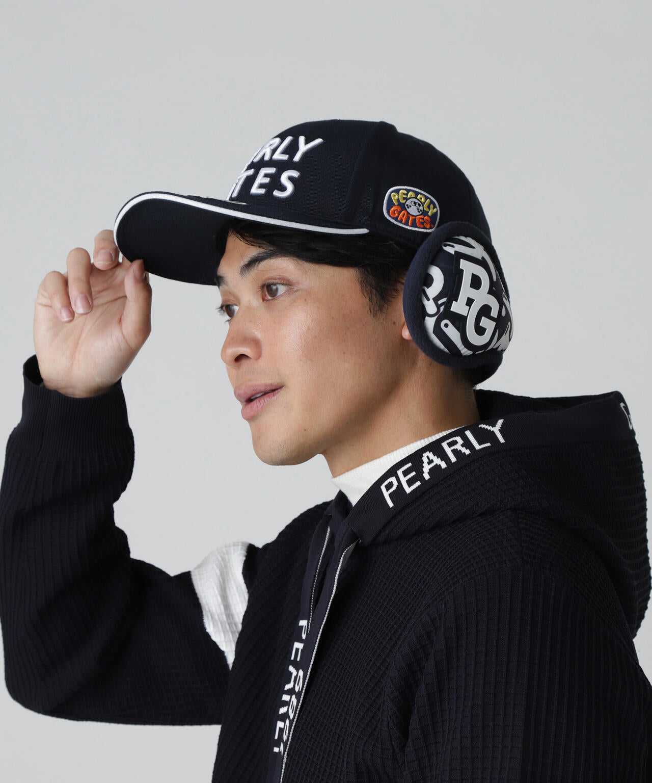 ぷにぷにロゴ柄イヤマフ (UNISEX)