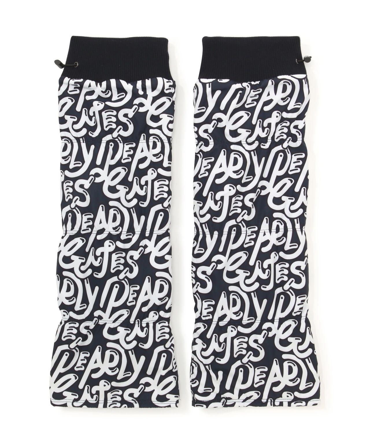 ぷにぷにロゴ柄レッグウォーマー (LADIES)