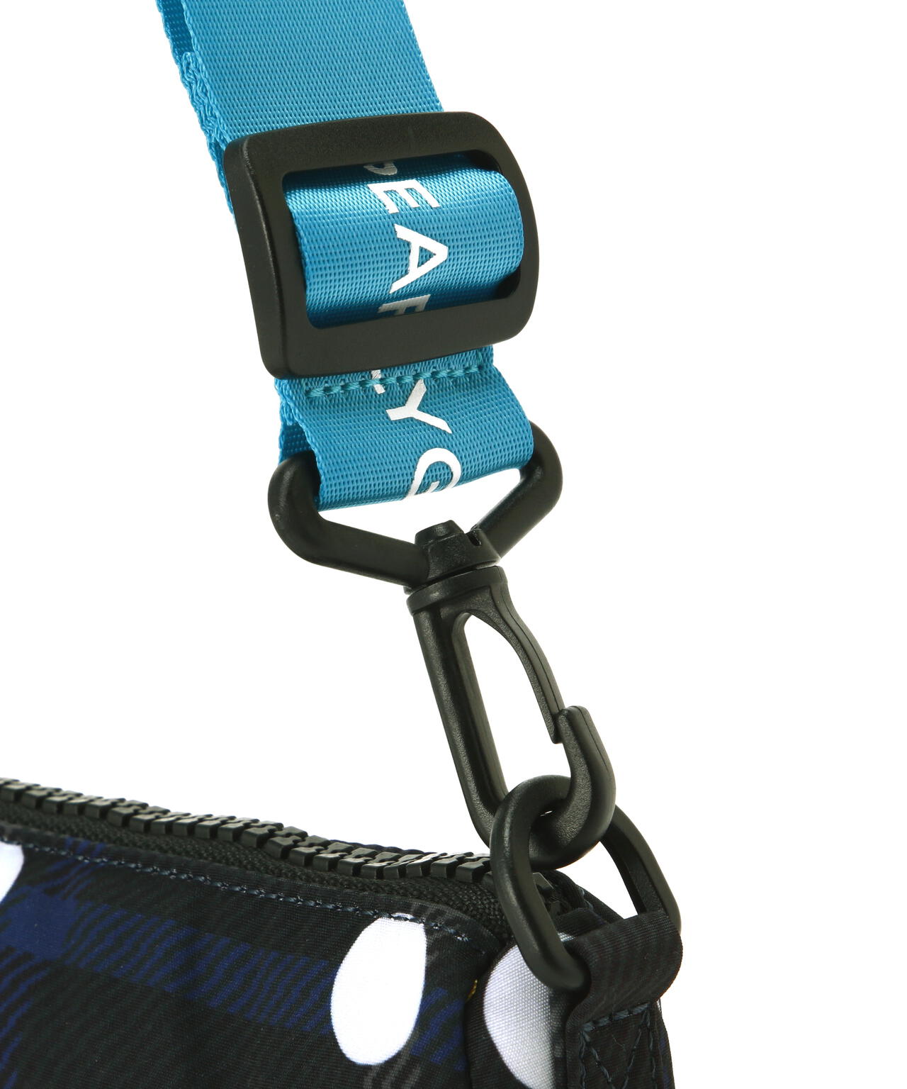 チェック×ドット柄中綿マルチポーチ (UNISEX)