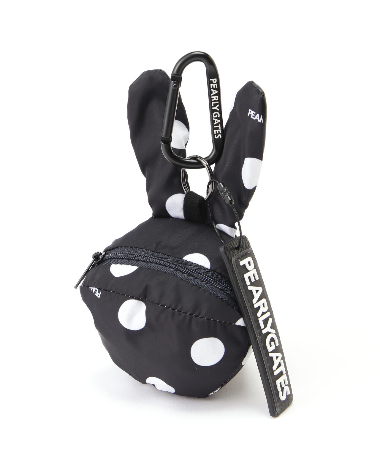 ランダムドットうさぎボールポーチ (UNISEX)