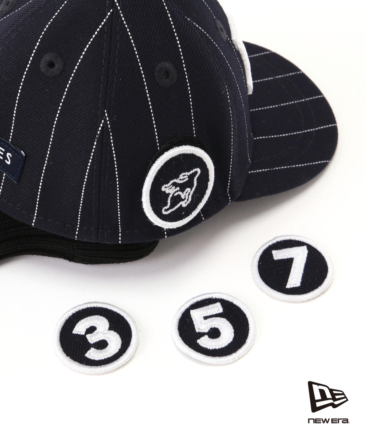 【NEW ERA × PG】 ピンストライプ柄 フェアウェイウッド用ヘッドカバー (UNISEX)