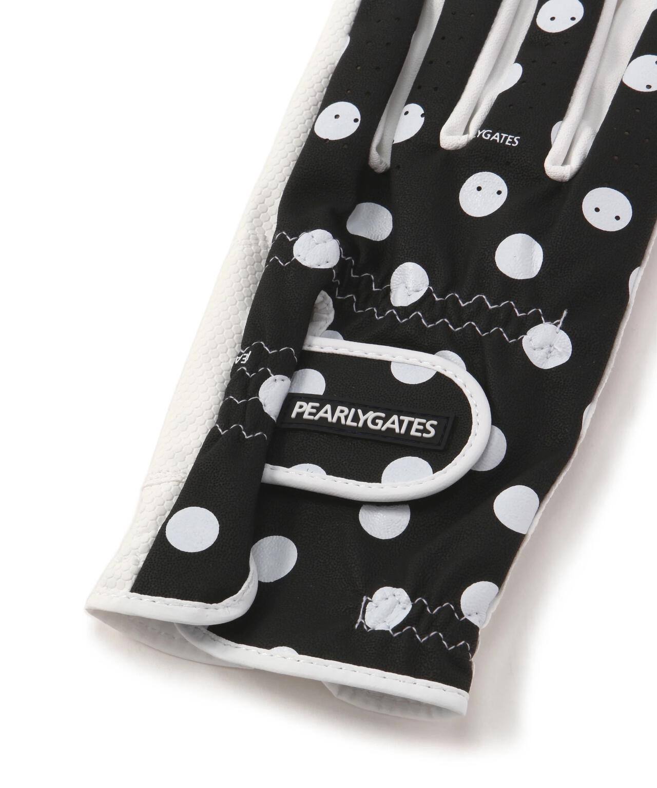 ランダムドット柄 合皮グローブ (左手用) (UNISEX)