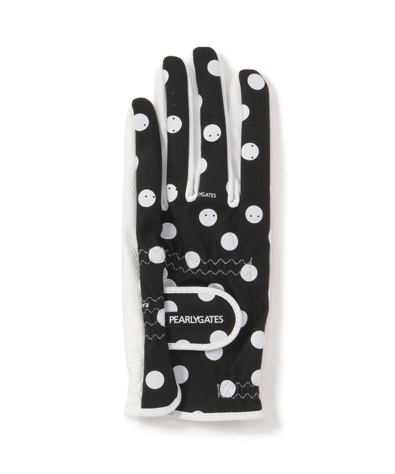 ランダムドット柄 合皮グローブ (左手用) (UNISEX)