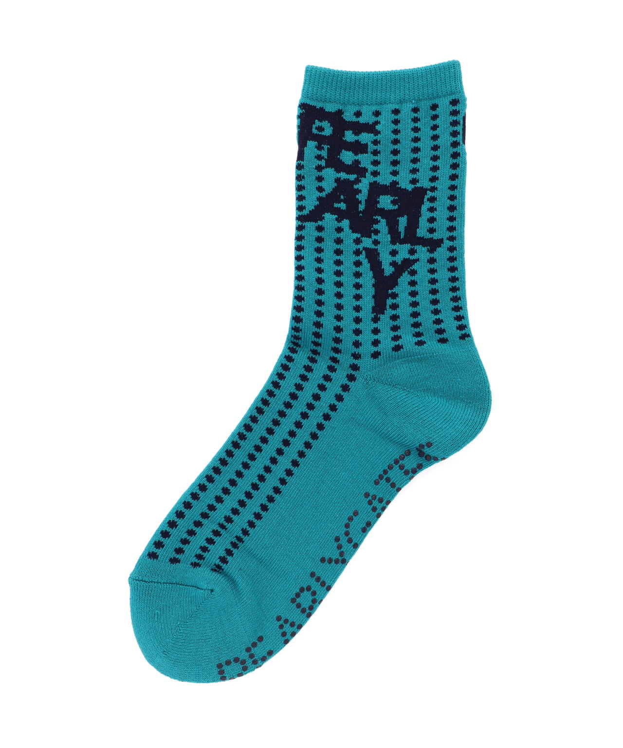 ドットロゴ柄ショートソックス (LADIES)