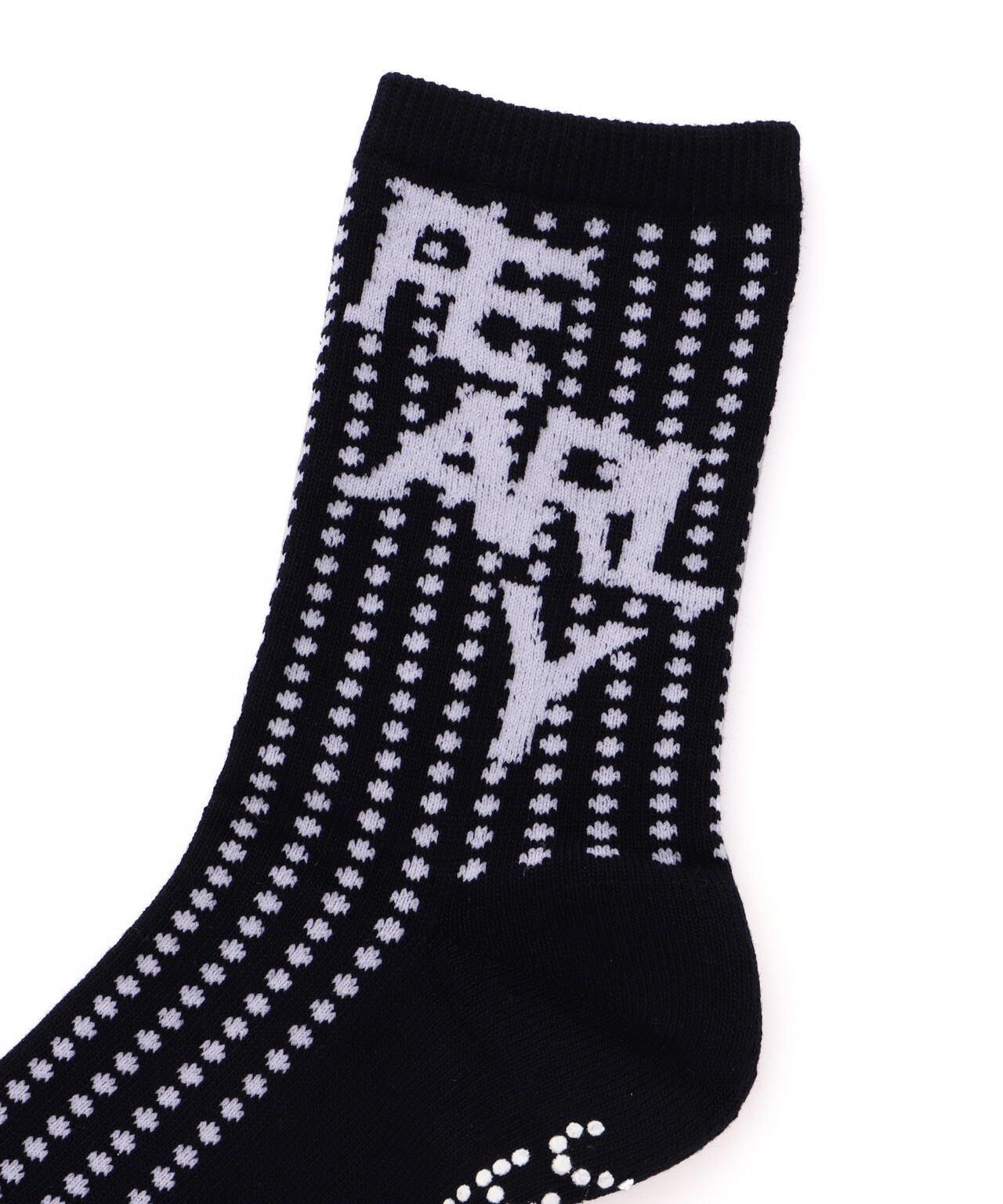 ドットロゴ柄ショートソックス (LADIES)