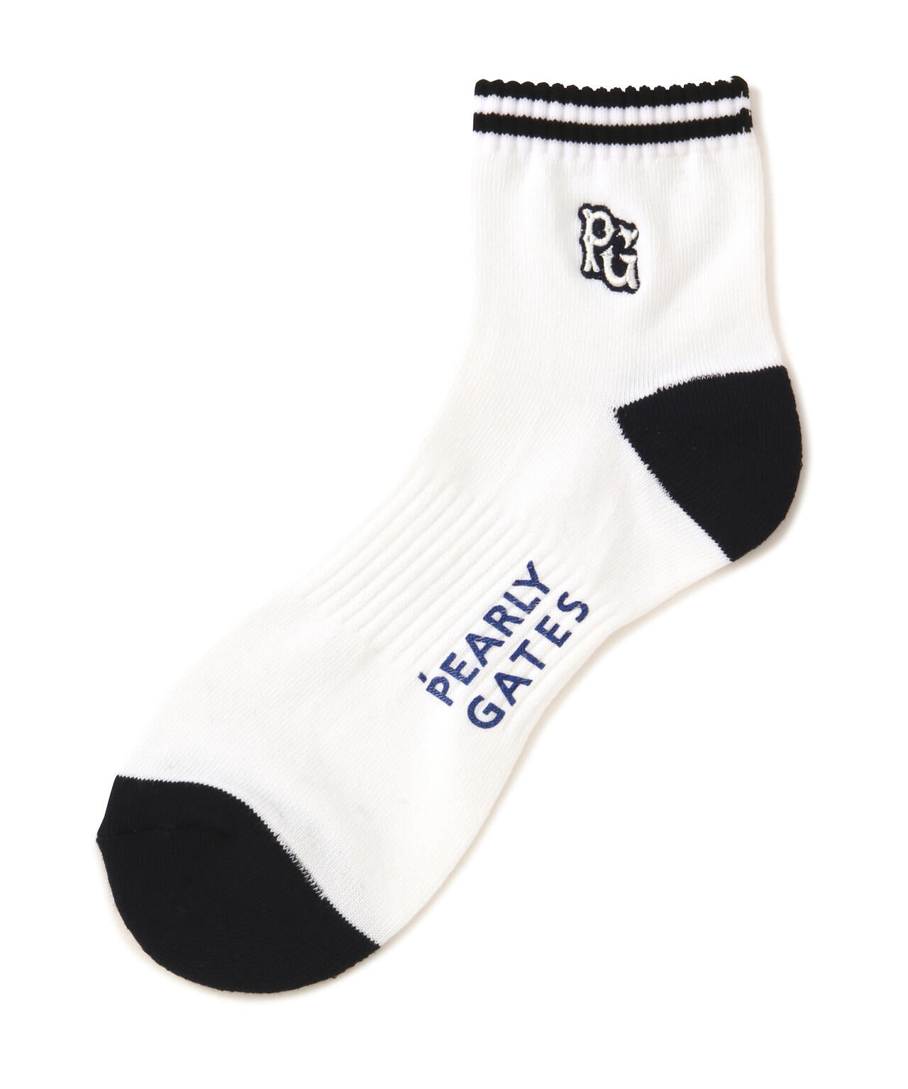 口ボーダーショートソックス (MENS)