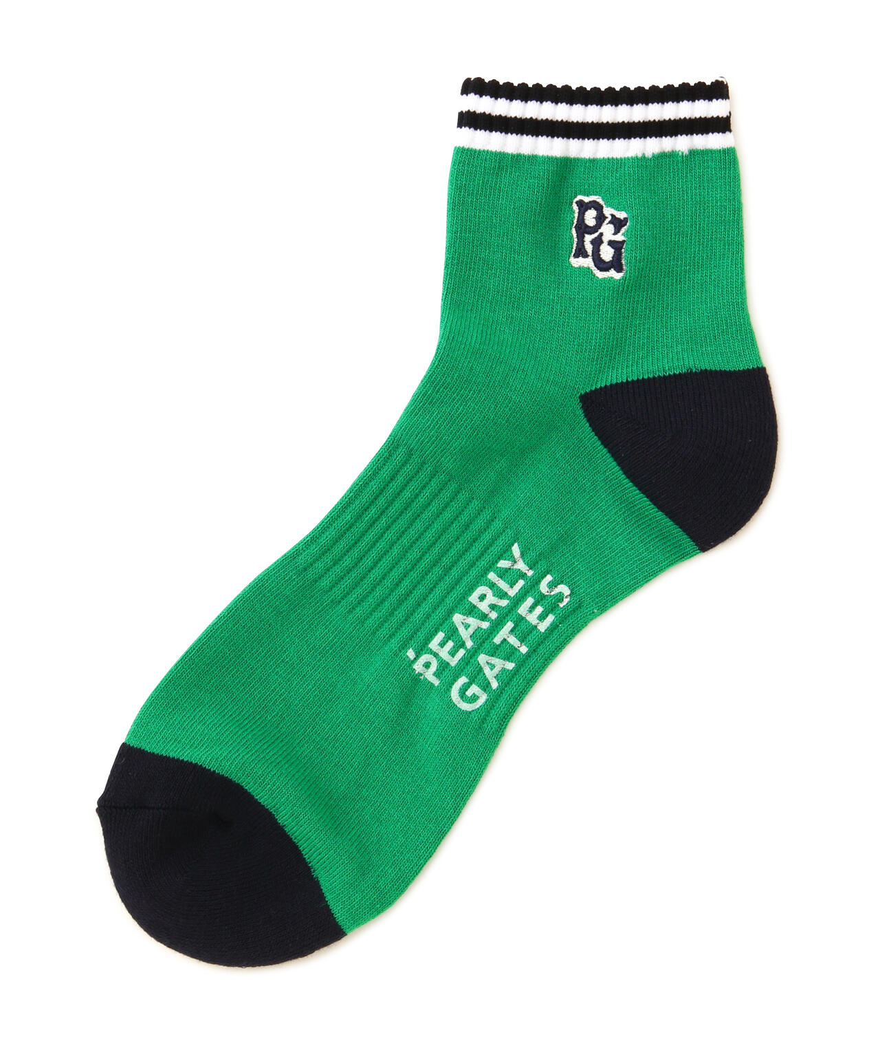 口ボーダーショートソックス (MENS)