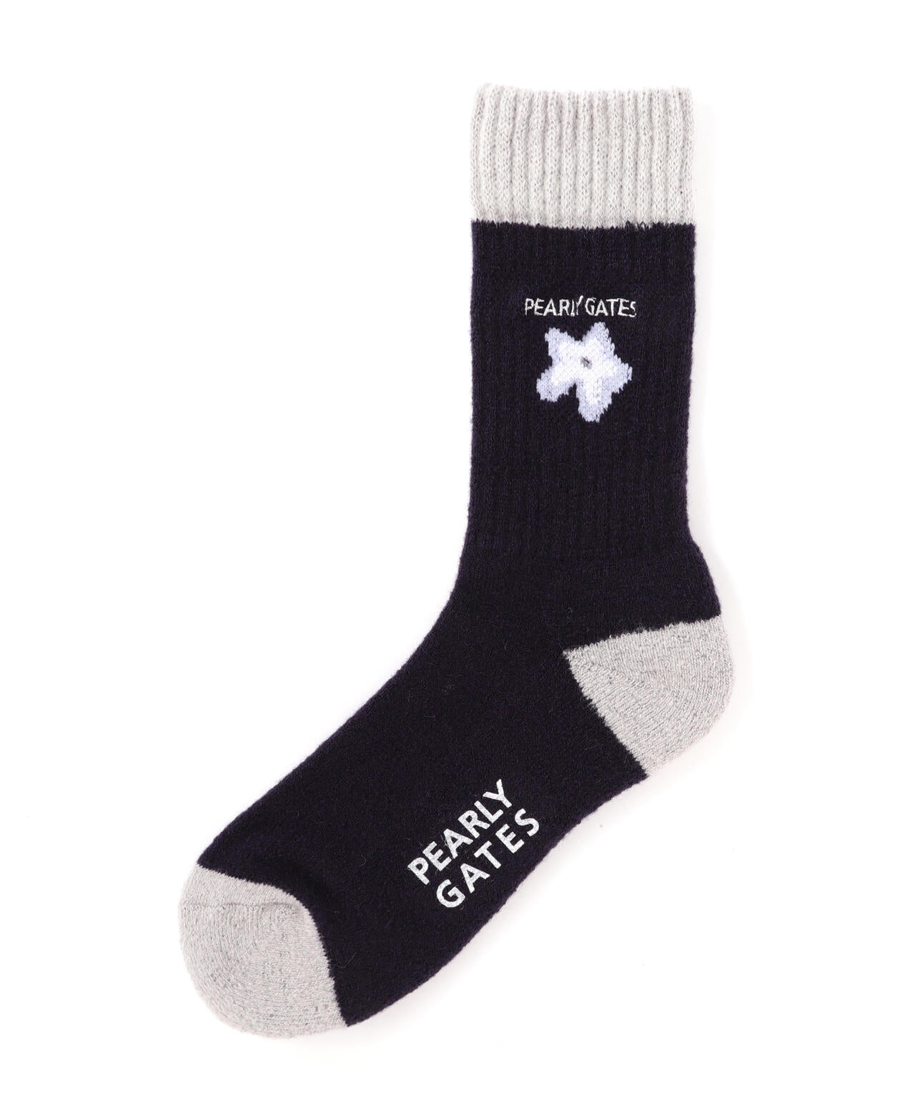 フラワーモチーフミドルソックス (MENS)