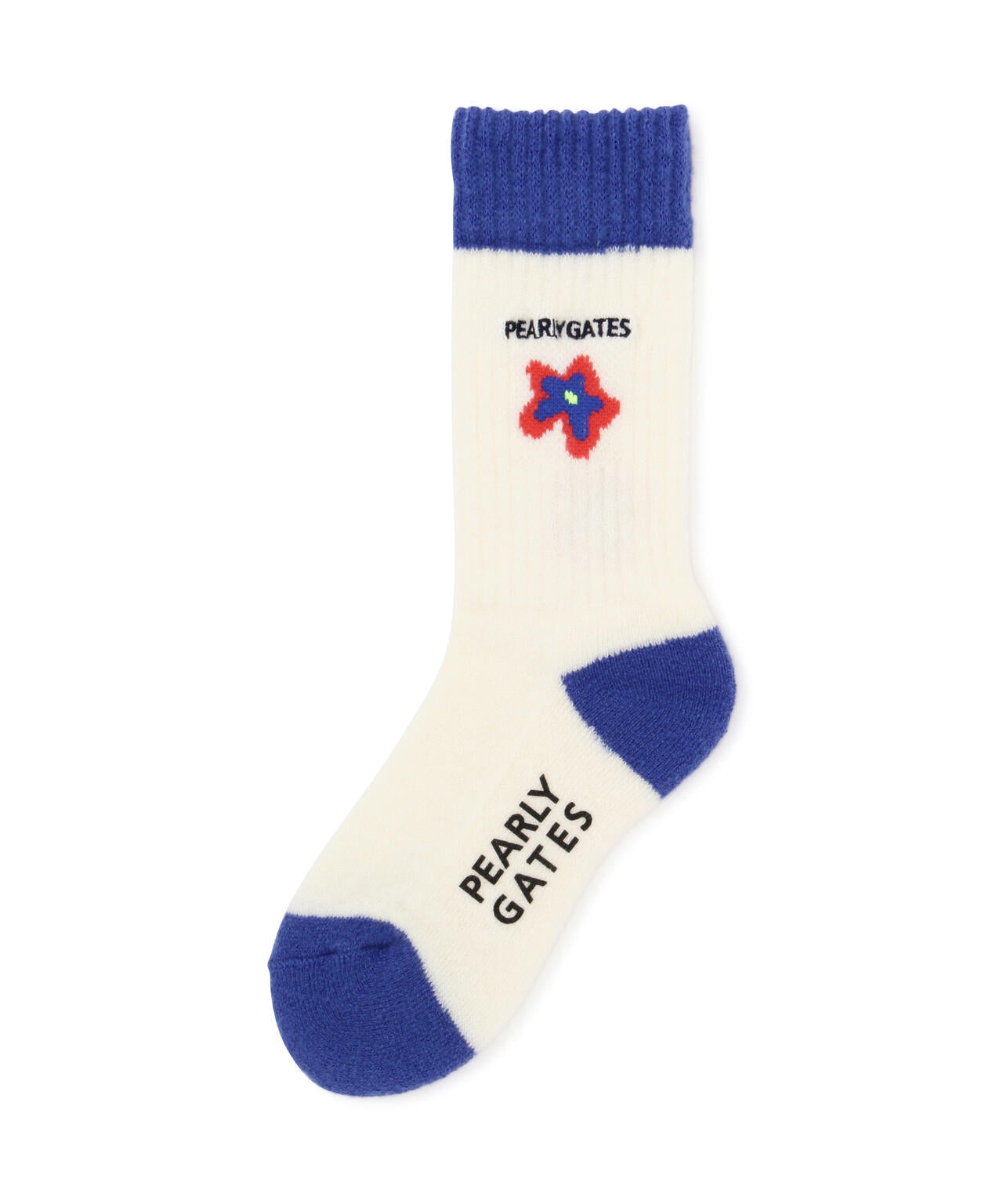 フラワーモチーフミドルソックス (LADIES)