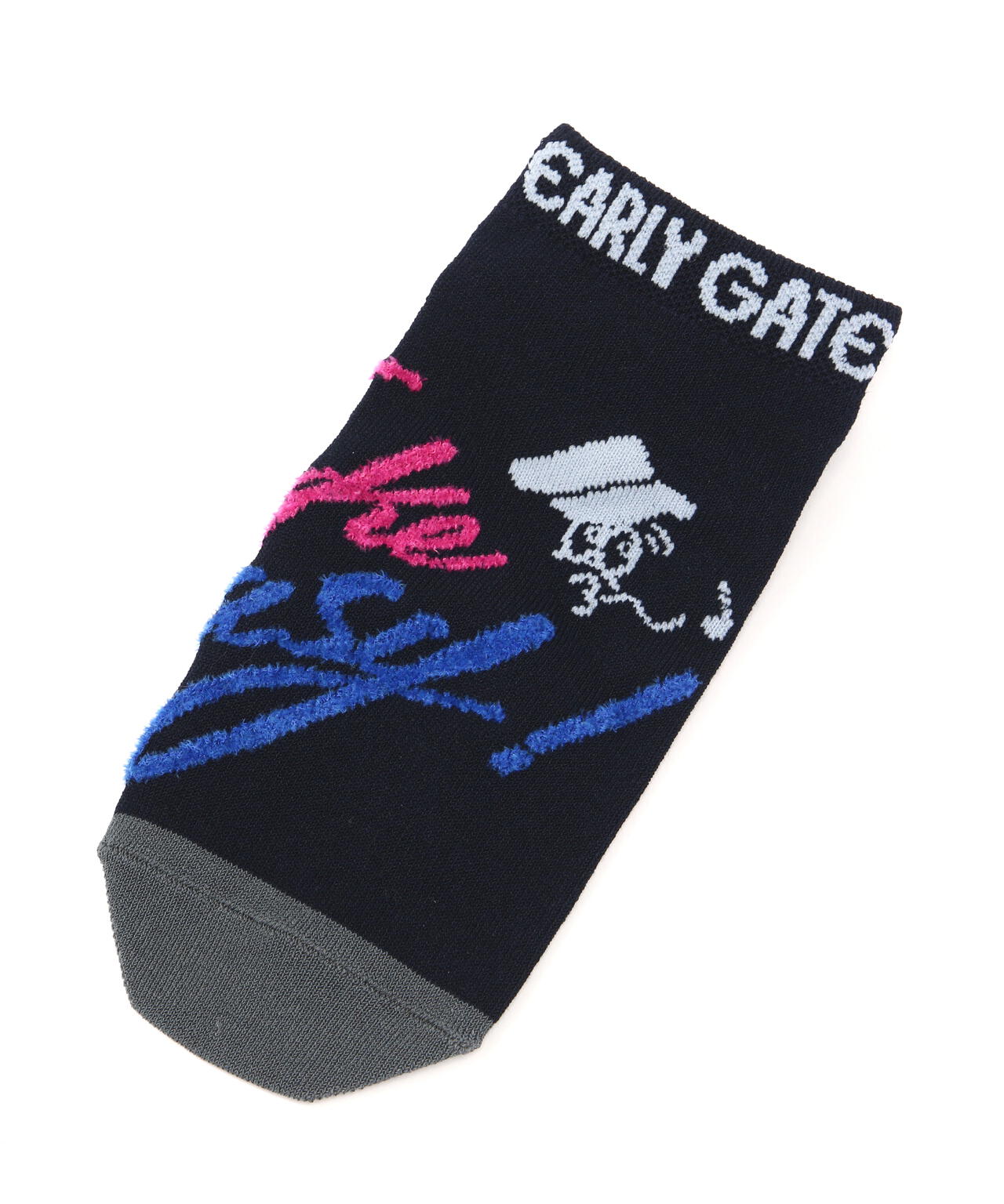 Take it Easy & BALLくん梵天付きアンクルソックス (LADIES)