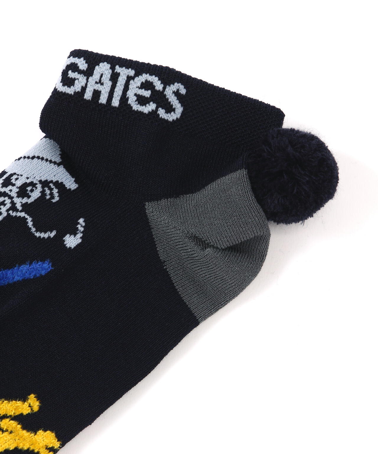 Take it Easy & BALLくん梵天付きアンクルソックス (LADIES)