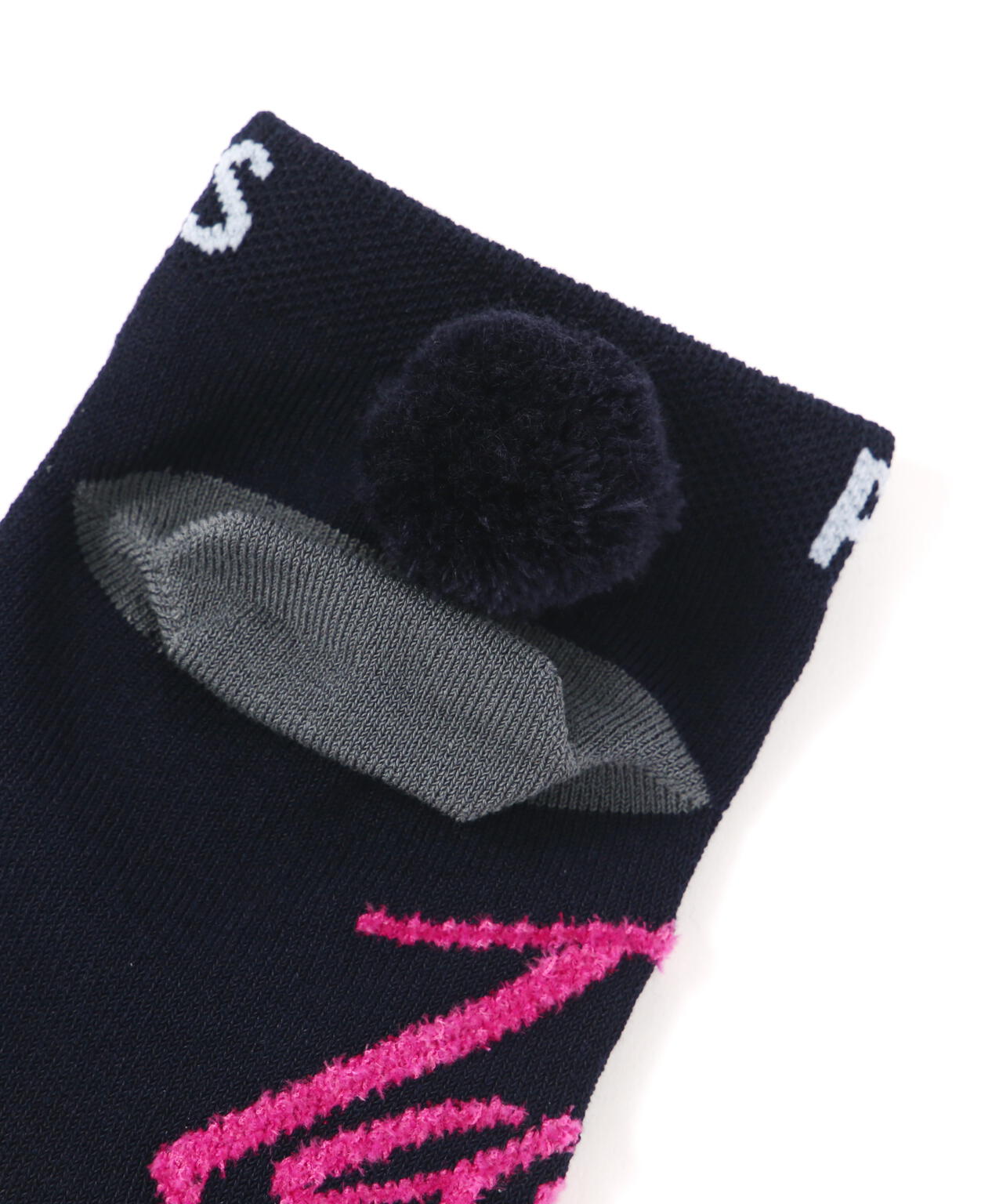 Take it Easy & BALLくん梵天付きアンクルソックス (LADIES)