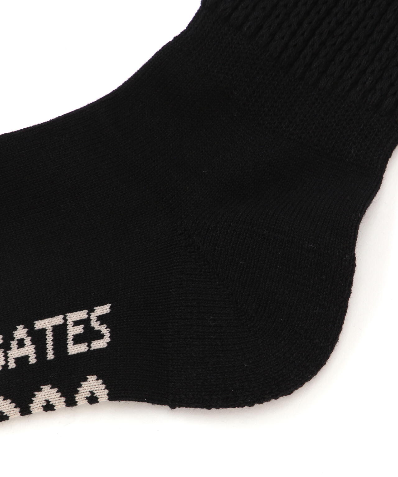 アンカーロゴ刺繍ルーズ調ミドルソックス (MENS)