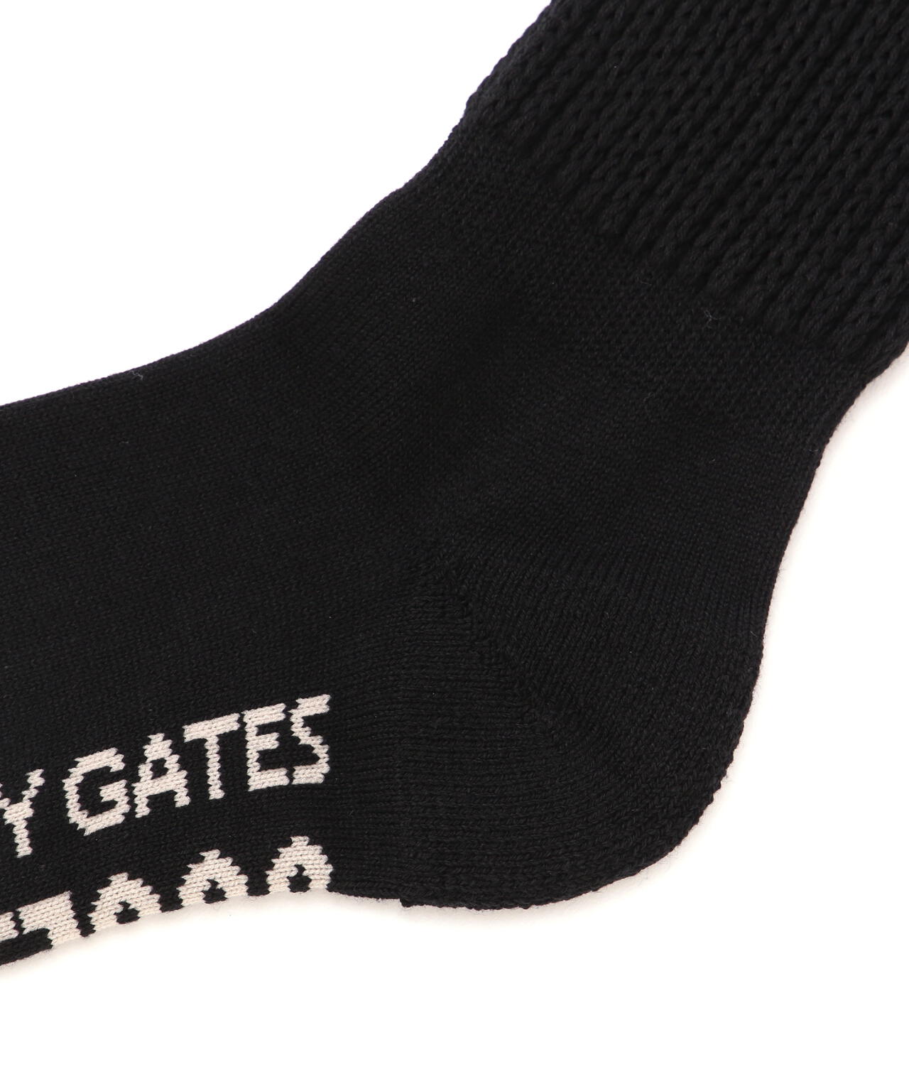 アンカーロゴ刺繍ルーズ調ミドルソックス (LADIES)