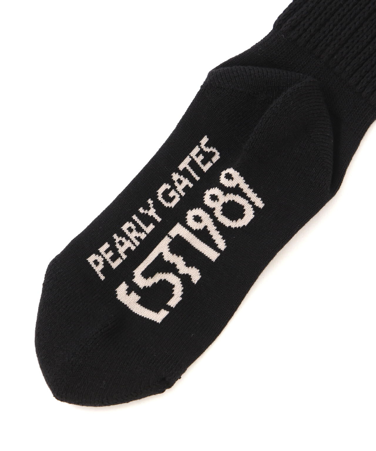 アンカーロゴ刺繍ルーズ調ミドルソックス (LADIES)