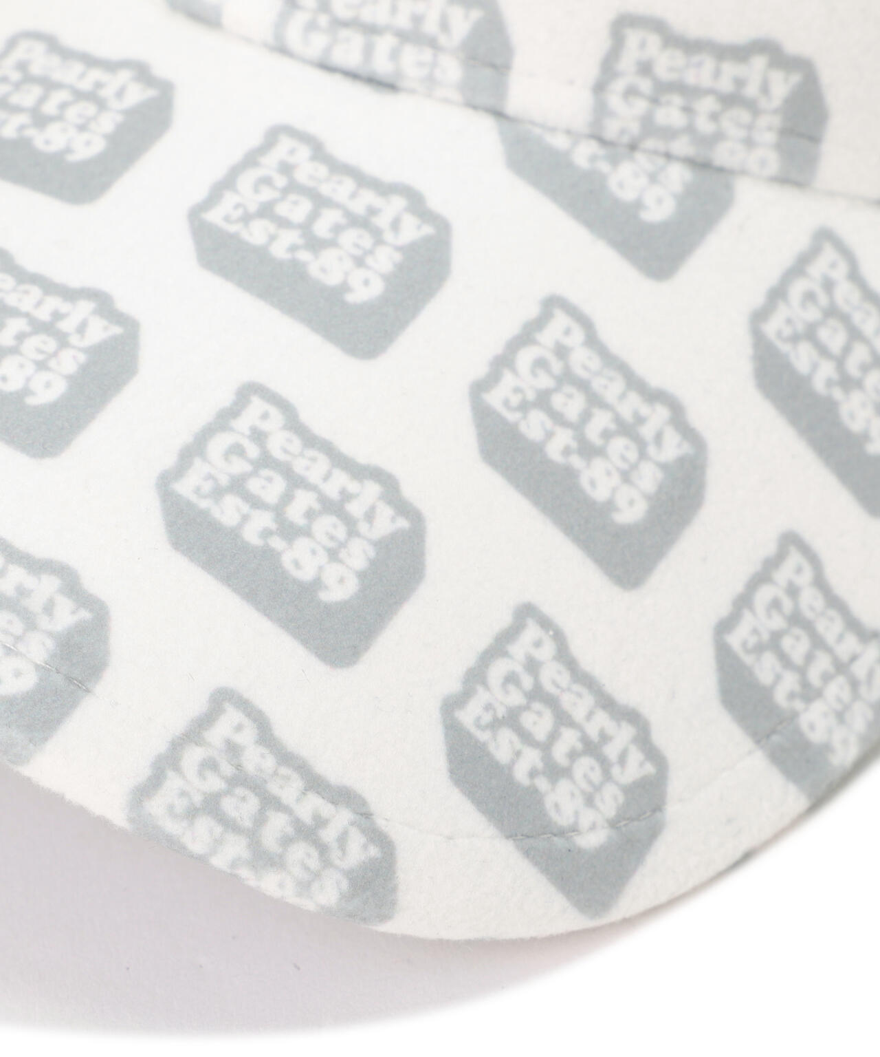 ブロックロゴ柄起毛キャップ (UNISEX)