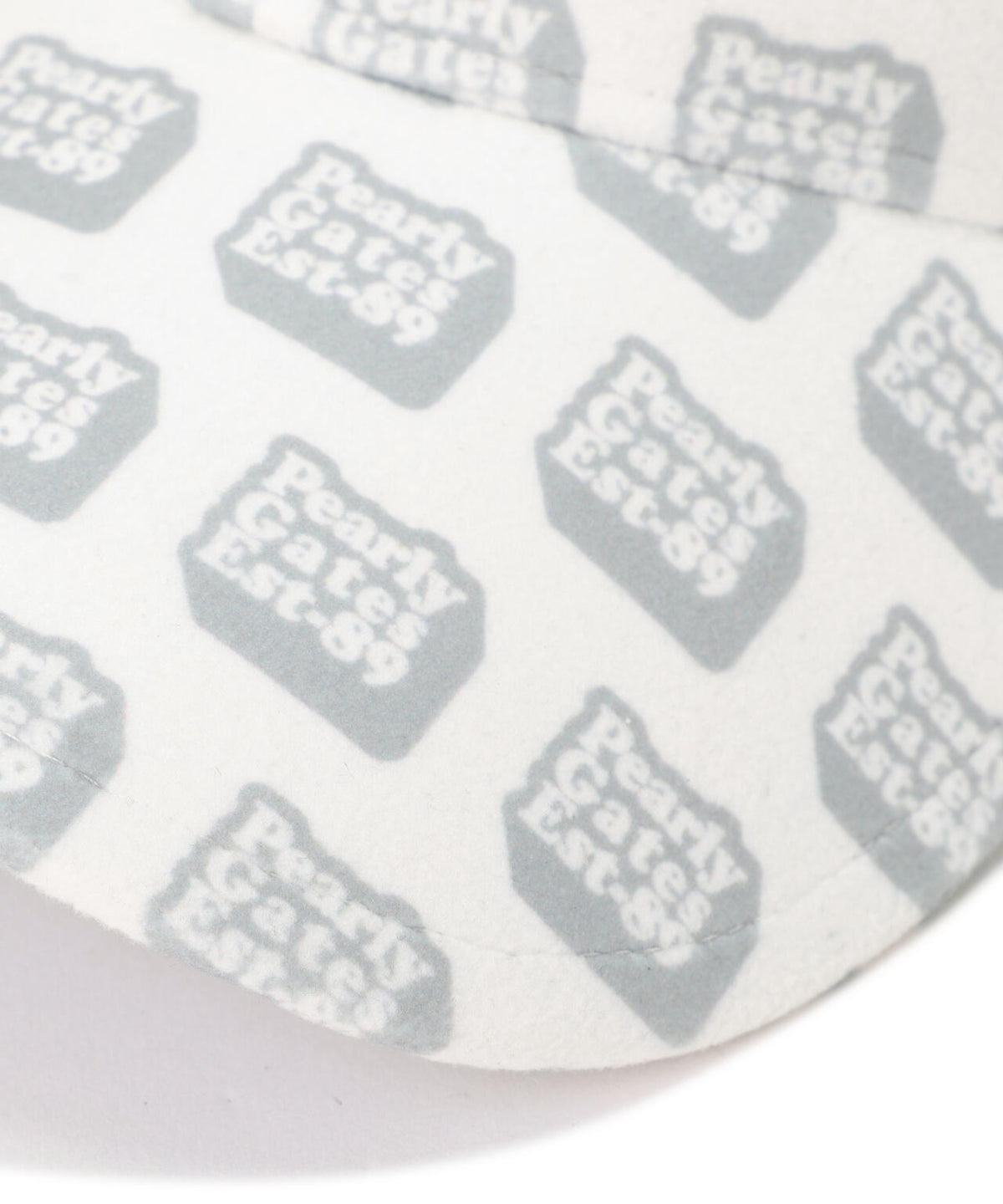 ブロックロゴ柄起毛キャップ (UNISEX)
