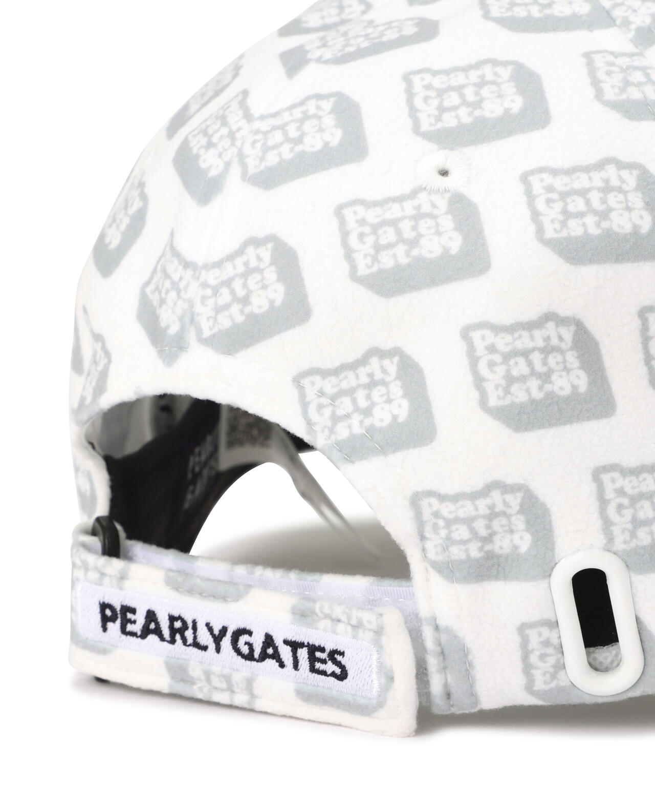 ブロックロゴ柄起毛キャップ (UNISEX)