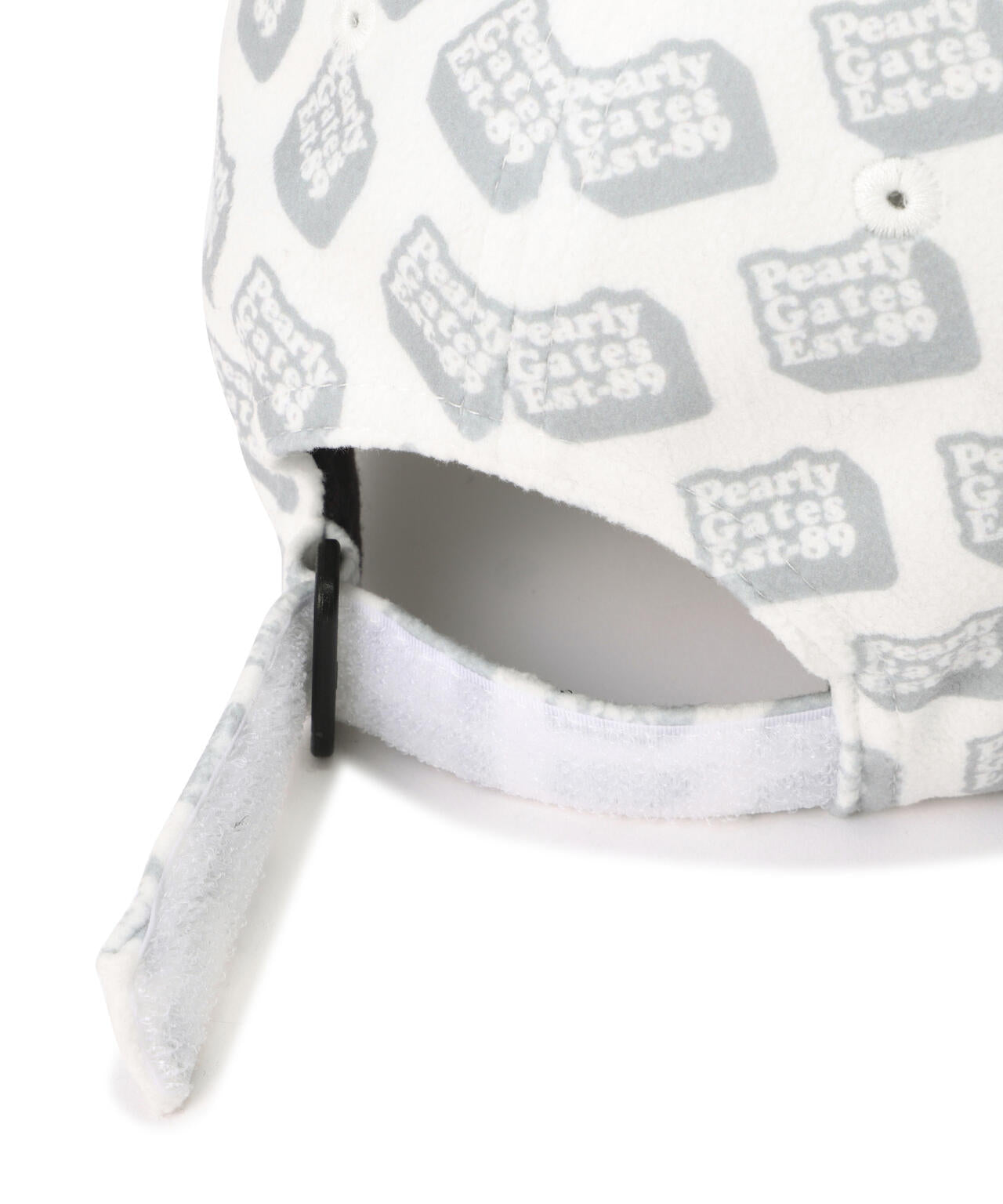 ブロックロゴ柄起毛キャップ (UNISEX)