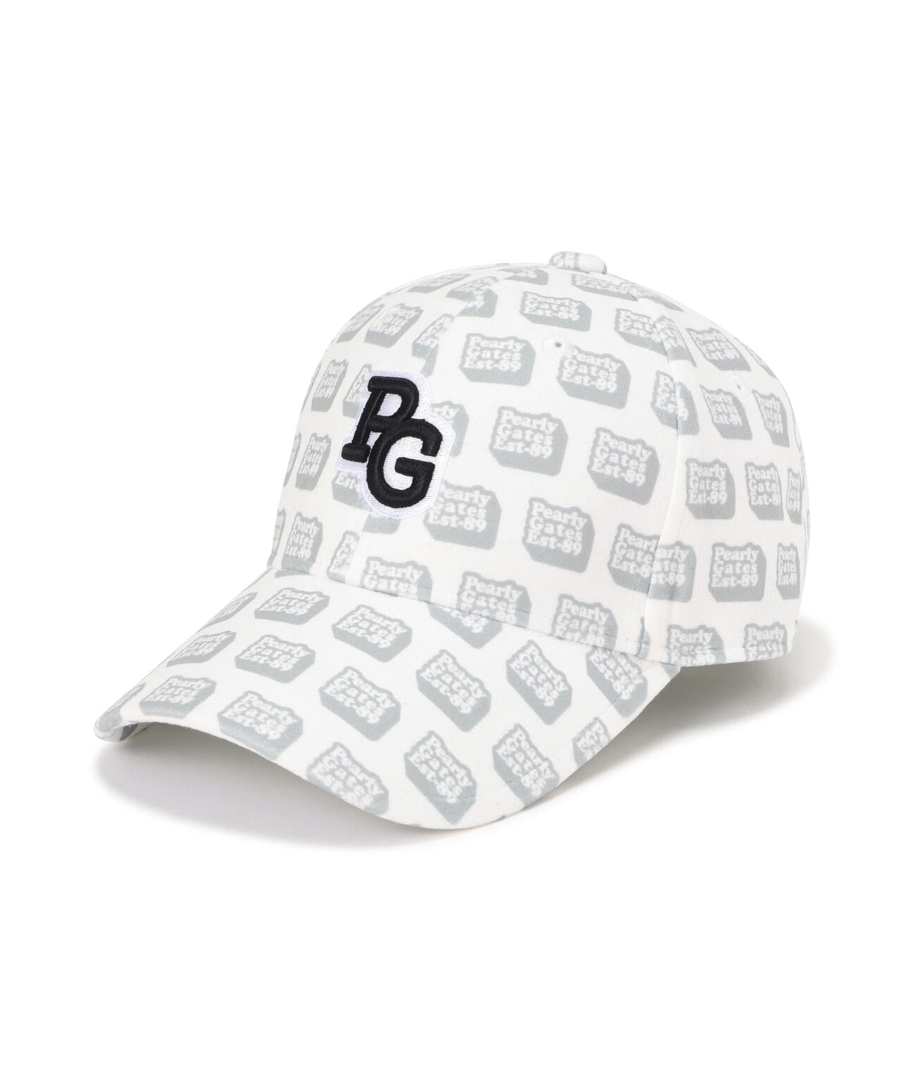 ブロックロゴ柄起毛キャップ (UNISEX)