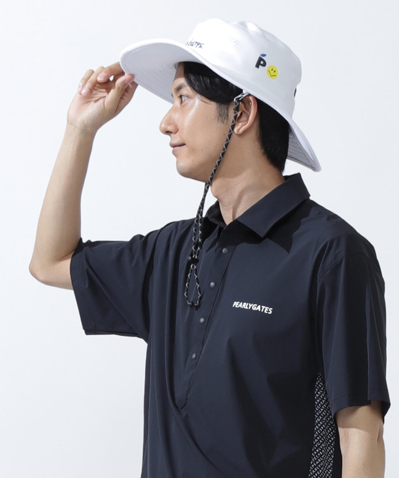 メッシュつば広HAT (UNISEX)