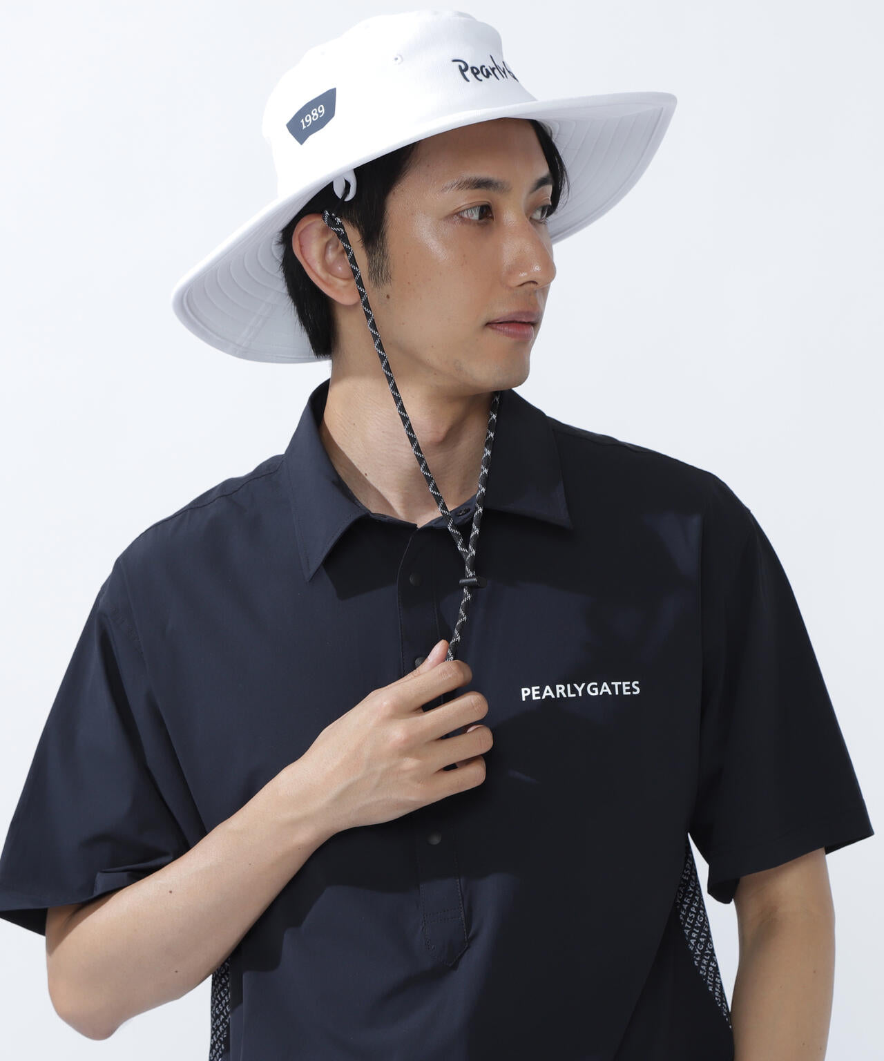 メッシュつば広HAT (UNISEX)