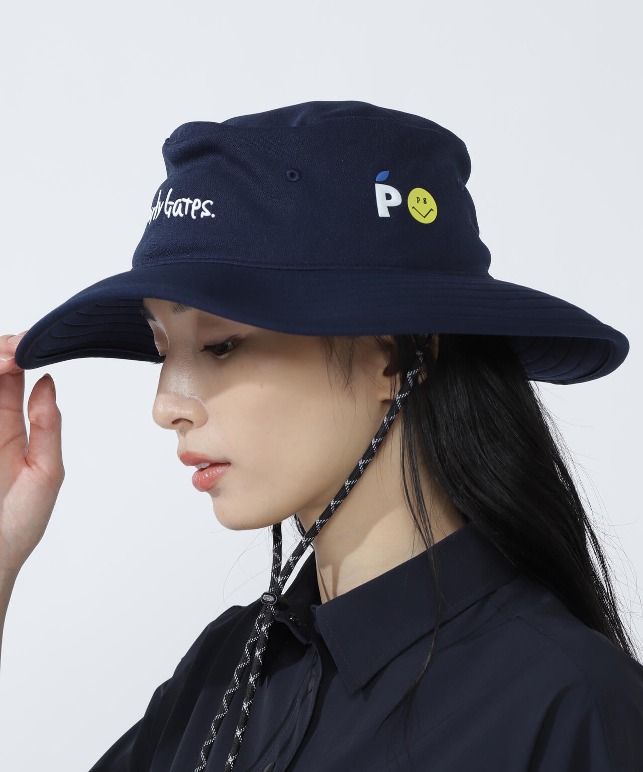 メッシュつば広HAT (UNISEX)