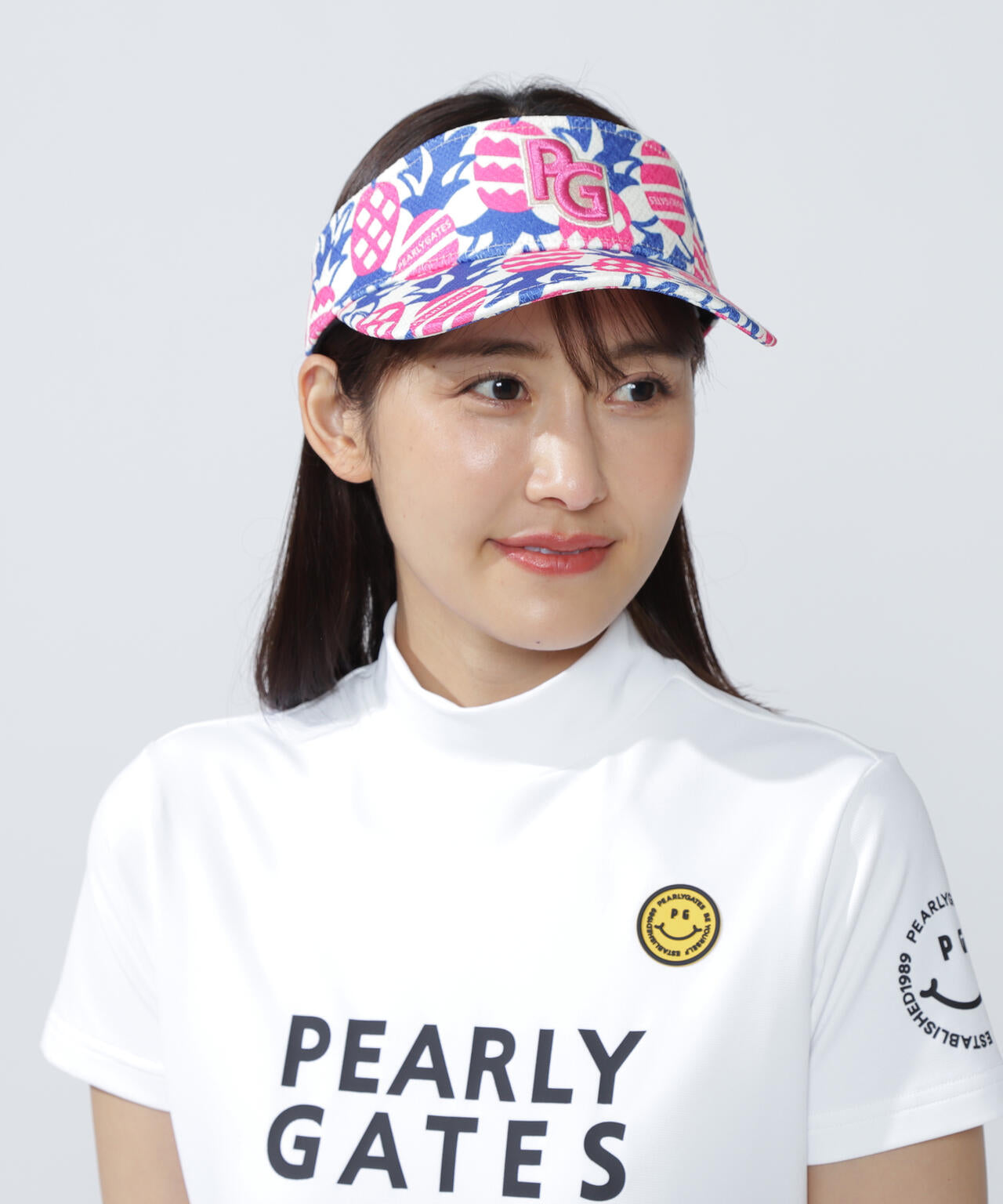 パイナップル柄バイザー (UNISEX)