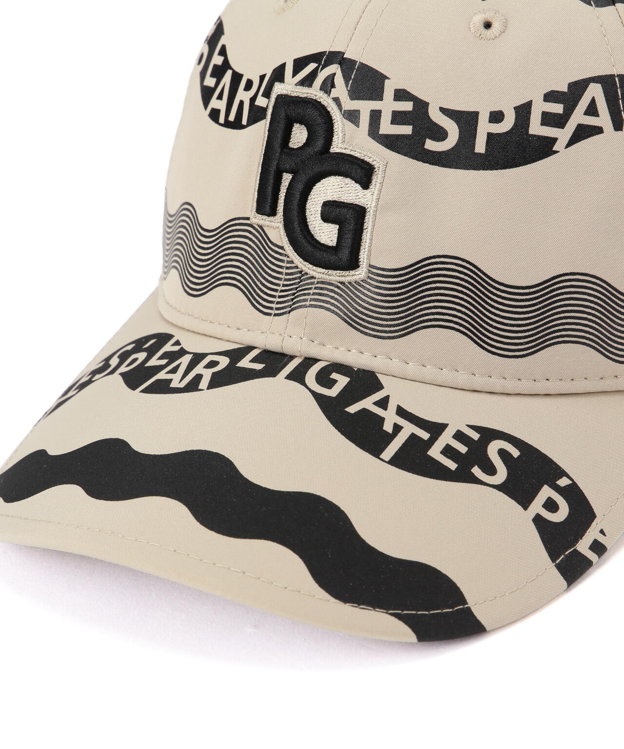 ウェーブロゴボーダー柄キャップ (UNISEX)