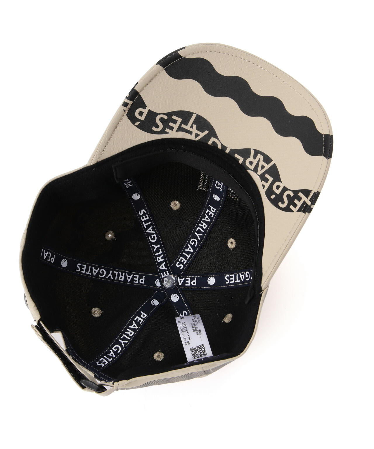 ウェーブロゴボーダー柄キャップ (UNISEX)